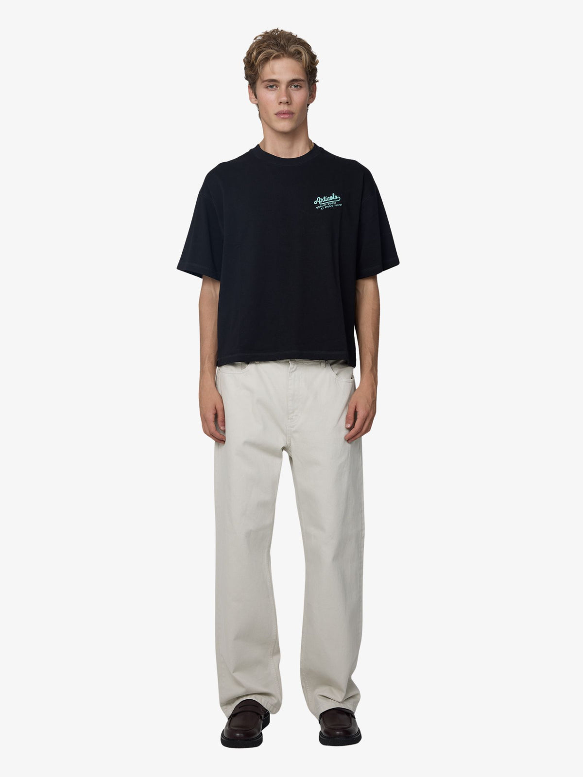 Article One Fuzzy Tee | BLACK