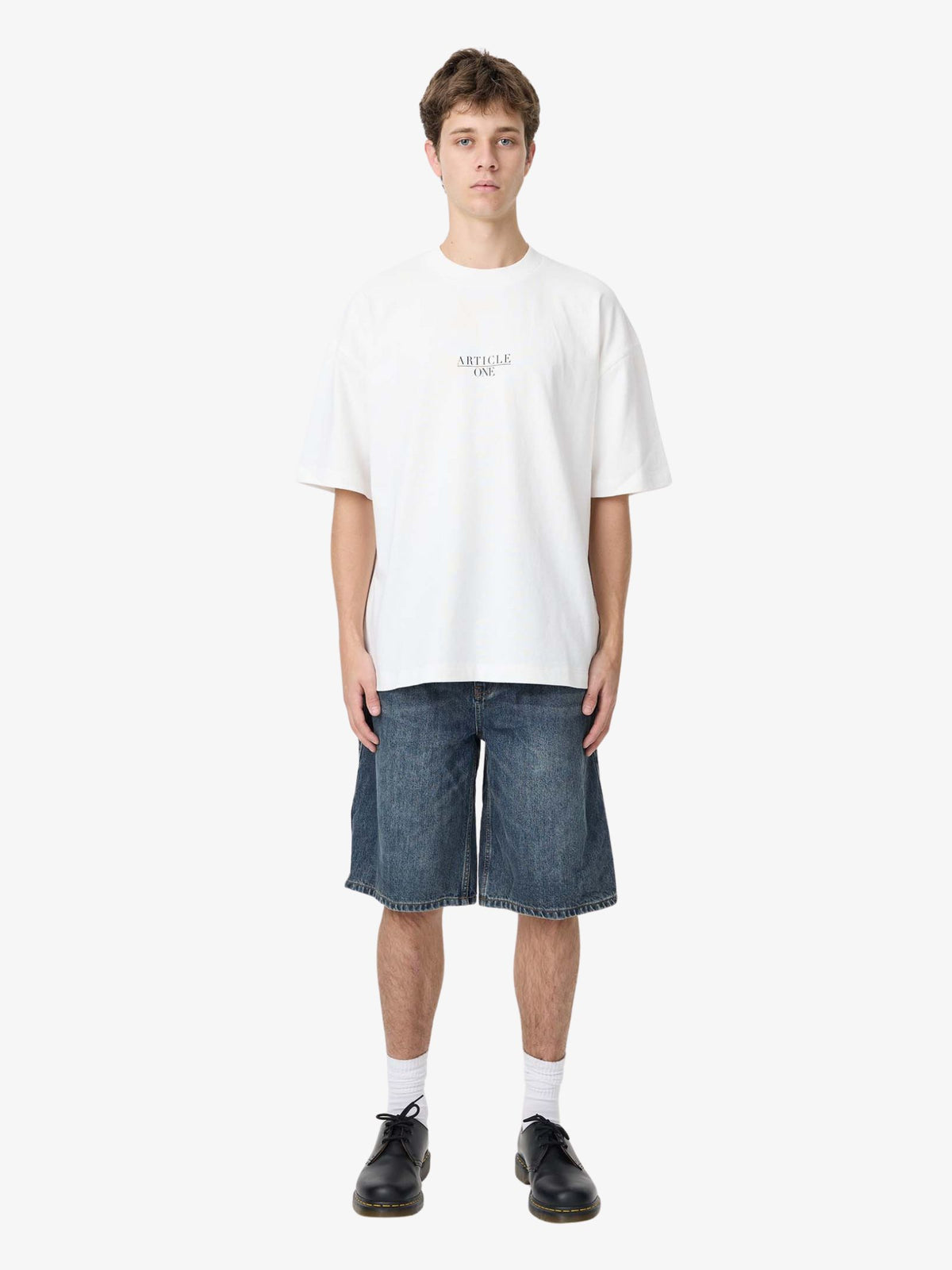 Article One Benji Denim Shorts | Vintage Bleach