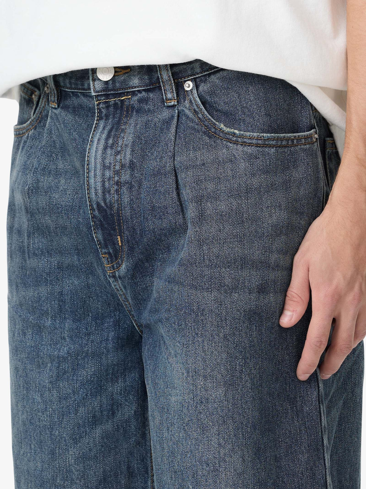 Article One Benji Denim Shorts | Vintage Bleach