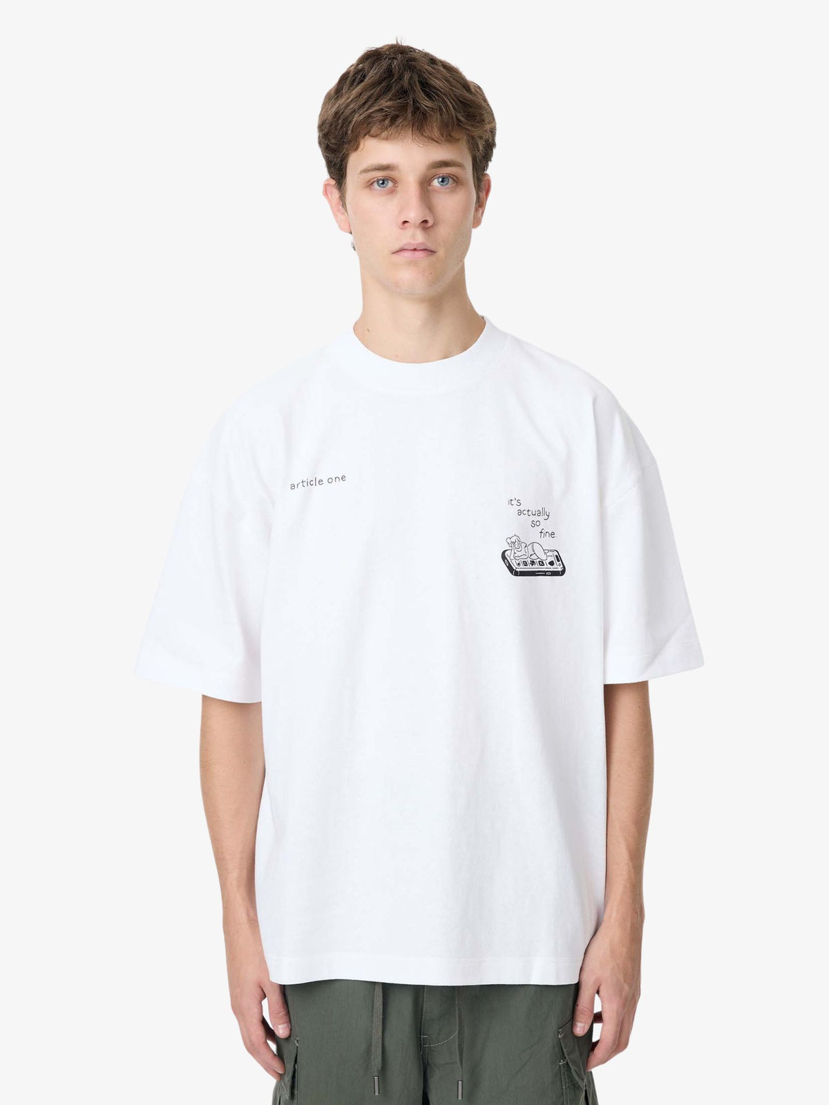 Article One Fine Tee | WHITE