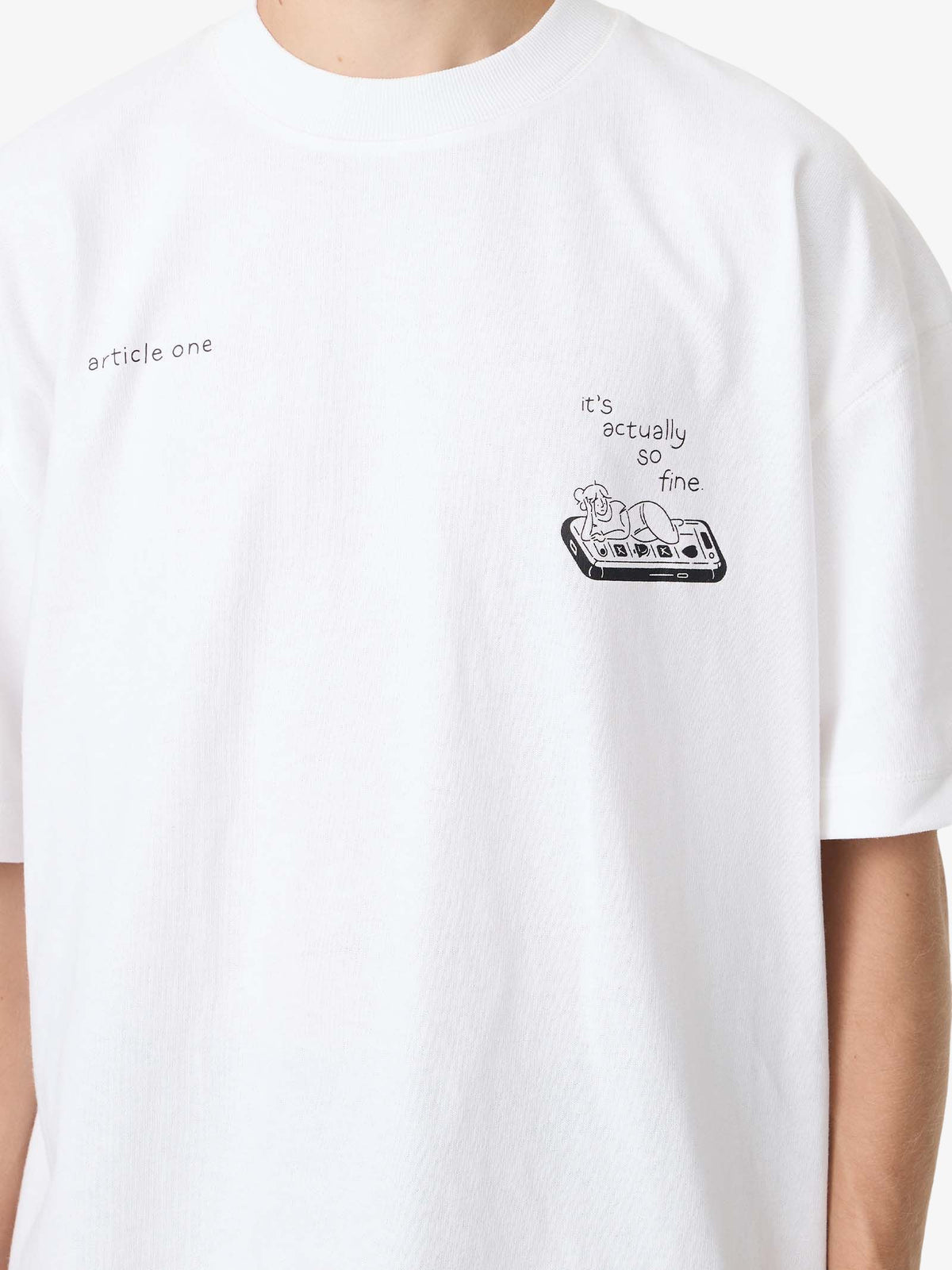 Article One Fine Tee | WHITE