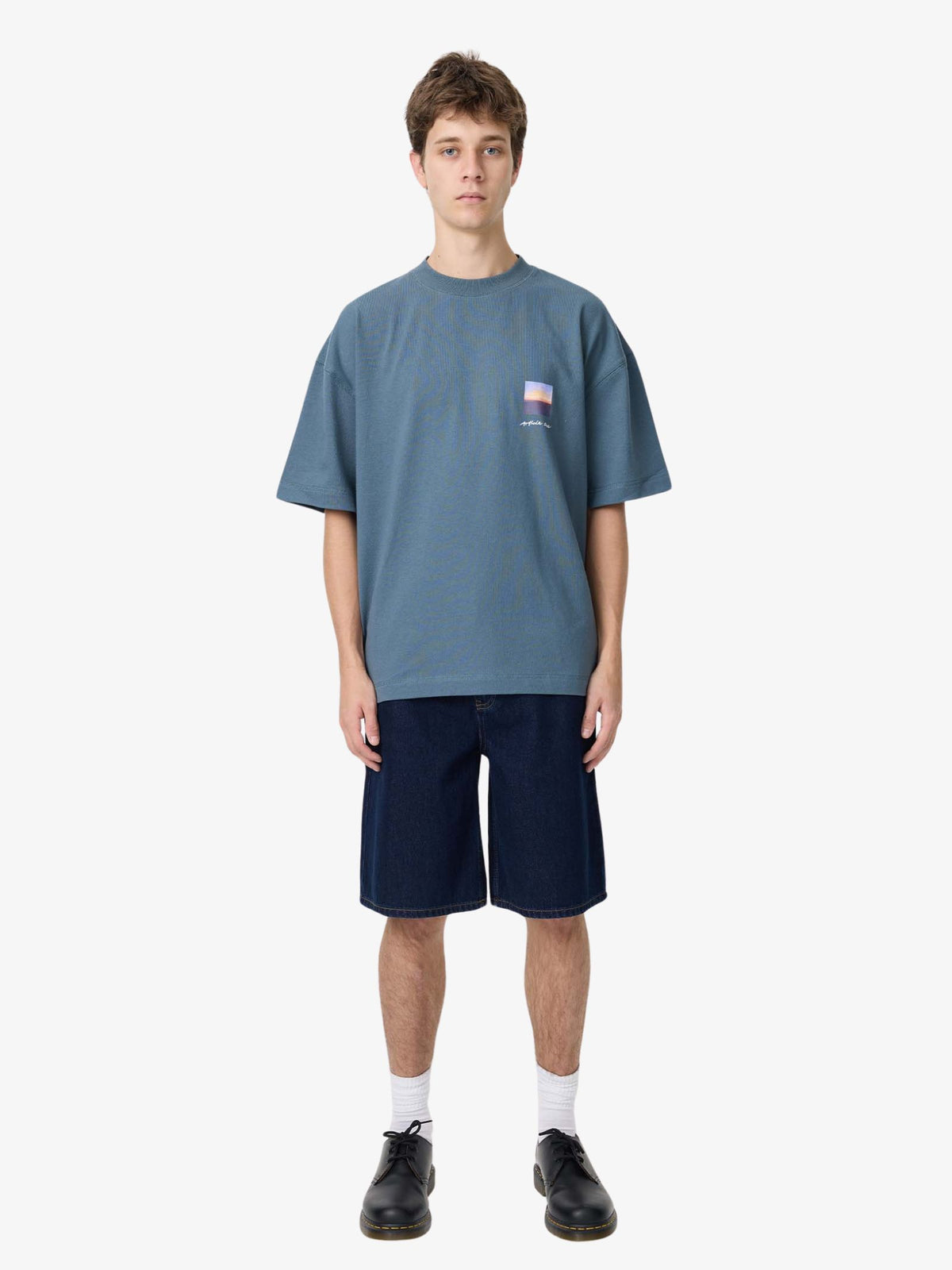 Article One Peaceful Sky Tee | STEEL BLUE