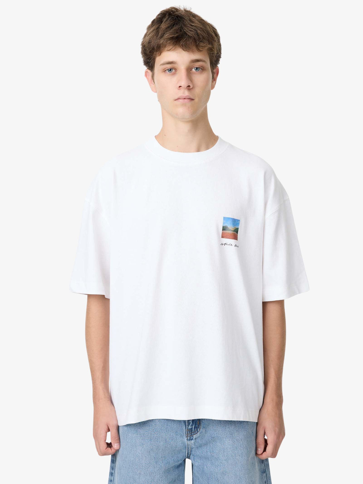 Article One Happy Field Tee | White