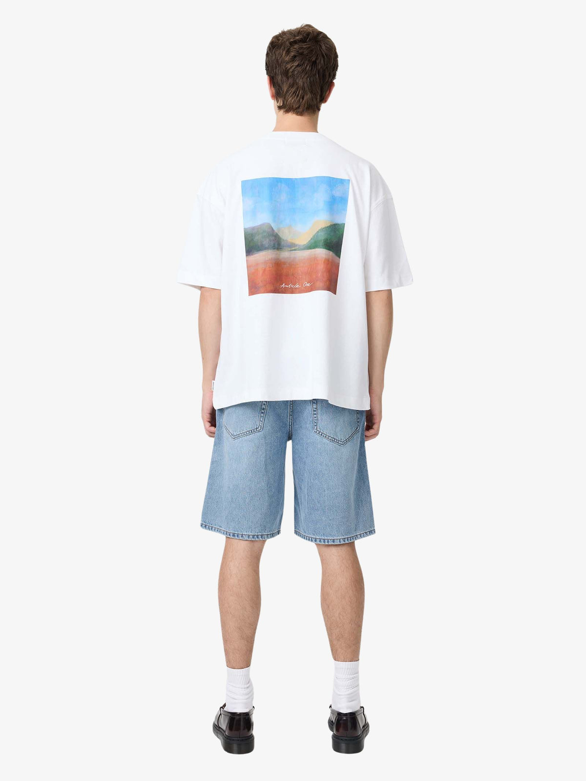 Article One Happy Field Tee | White