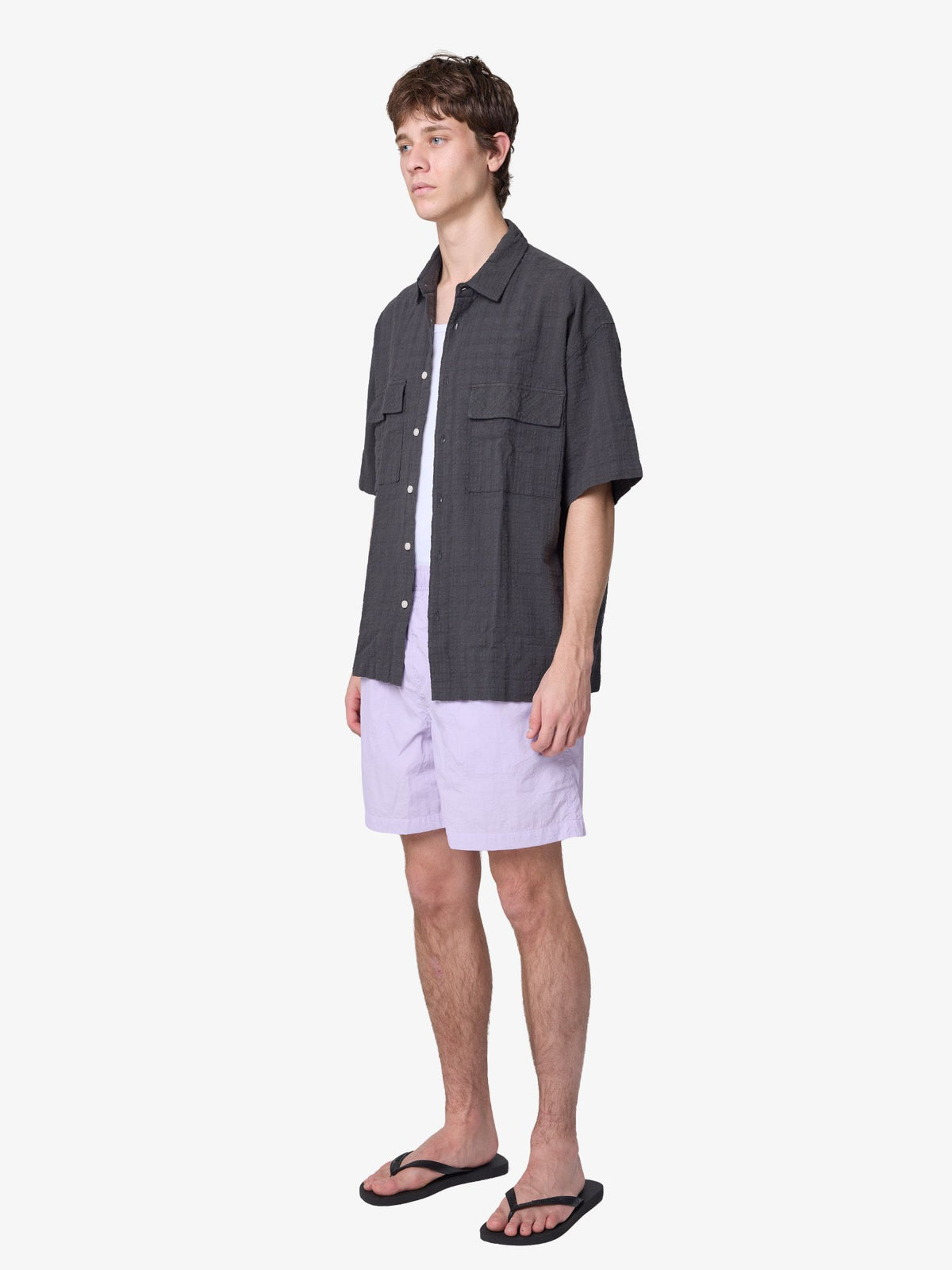 Article One Pockets Shirt | CHARCOAL