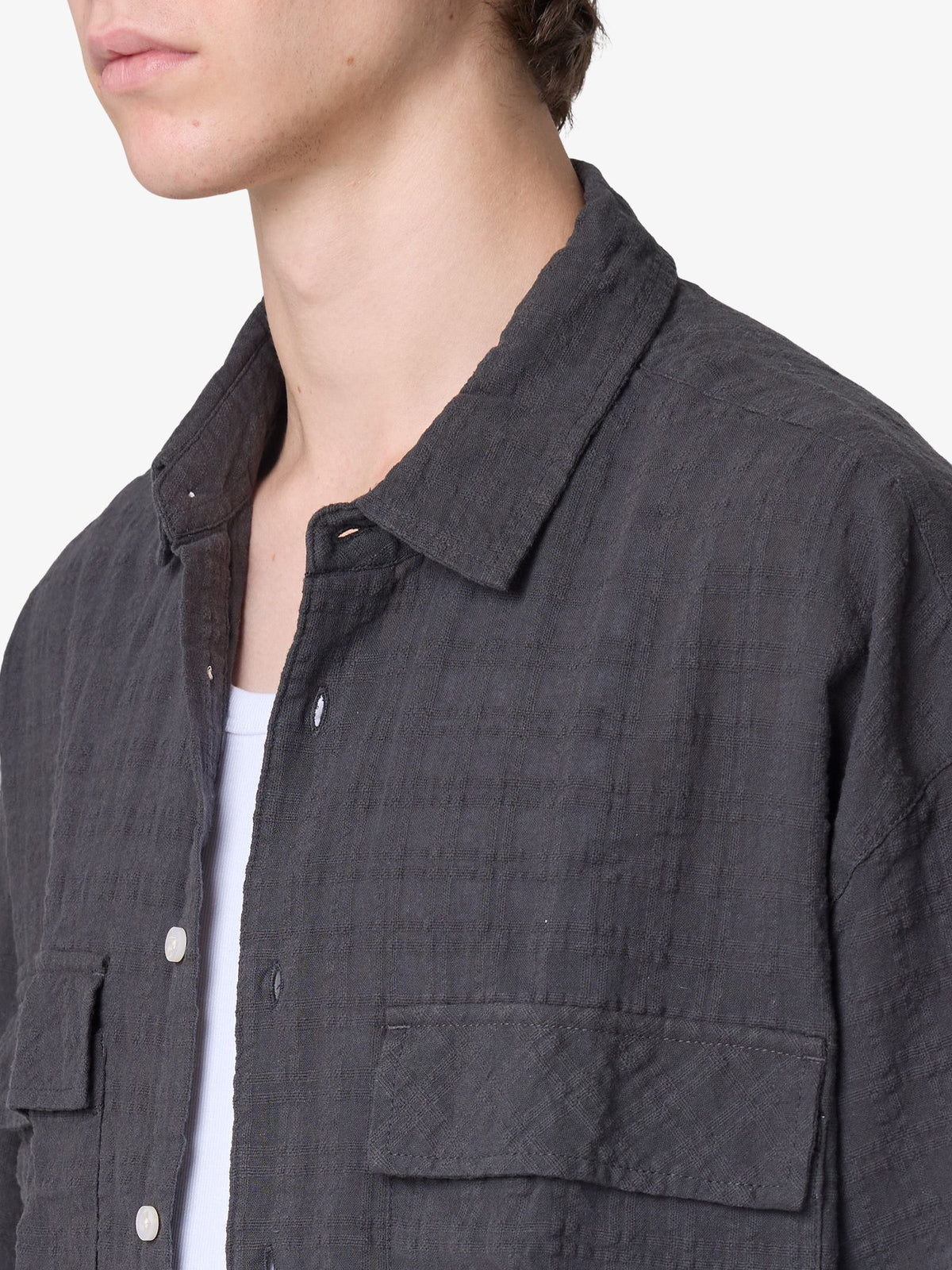 Article One Pockets Shirt | CHARCOAL