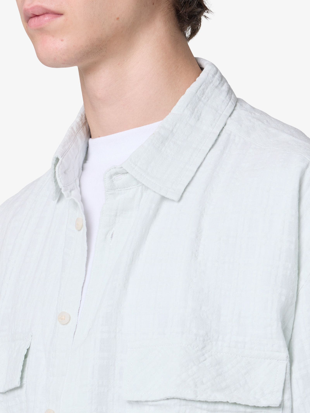 Article One Pockets Shirt | ICE BLUE