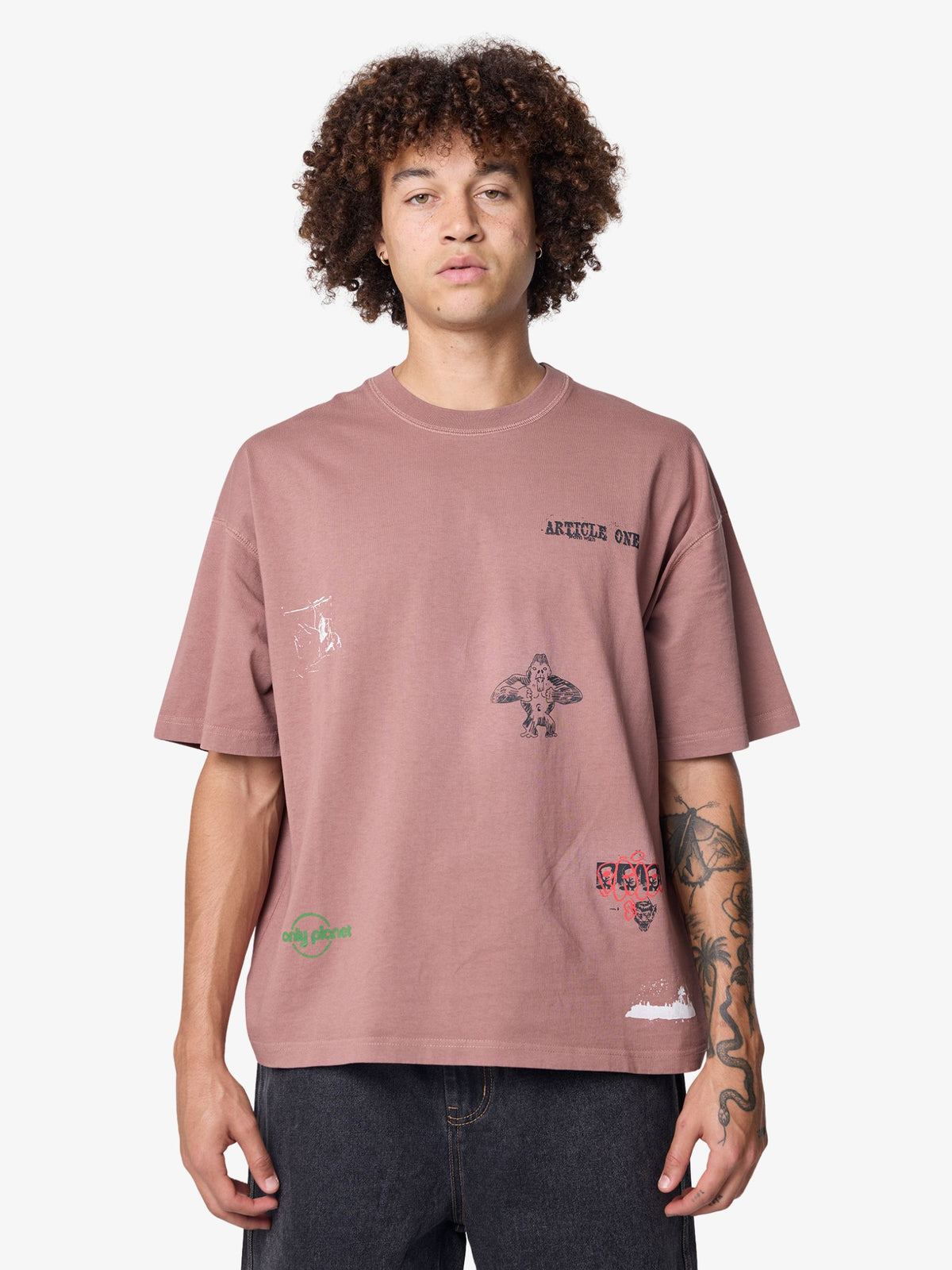 Article One Wall Tee | MUSHROOM