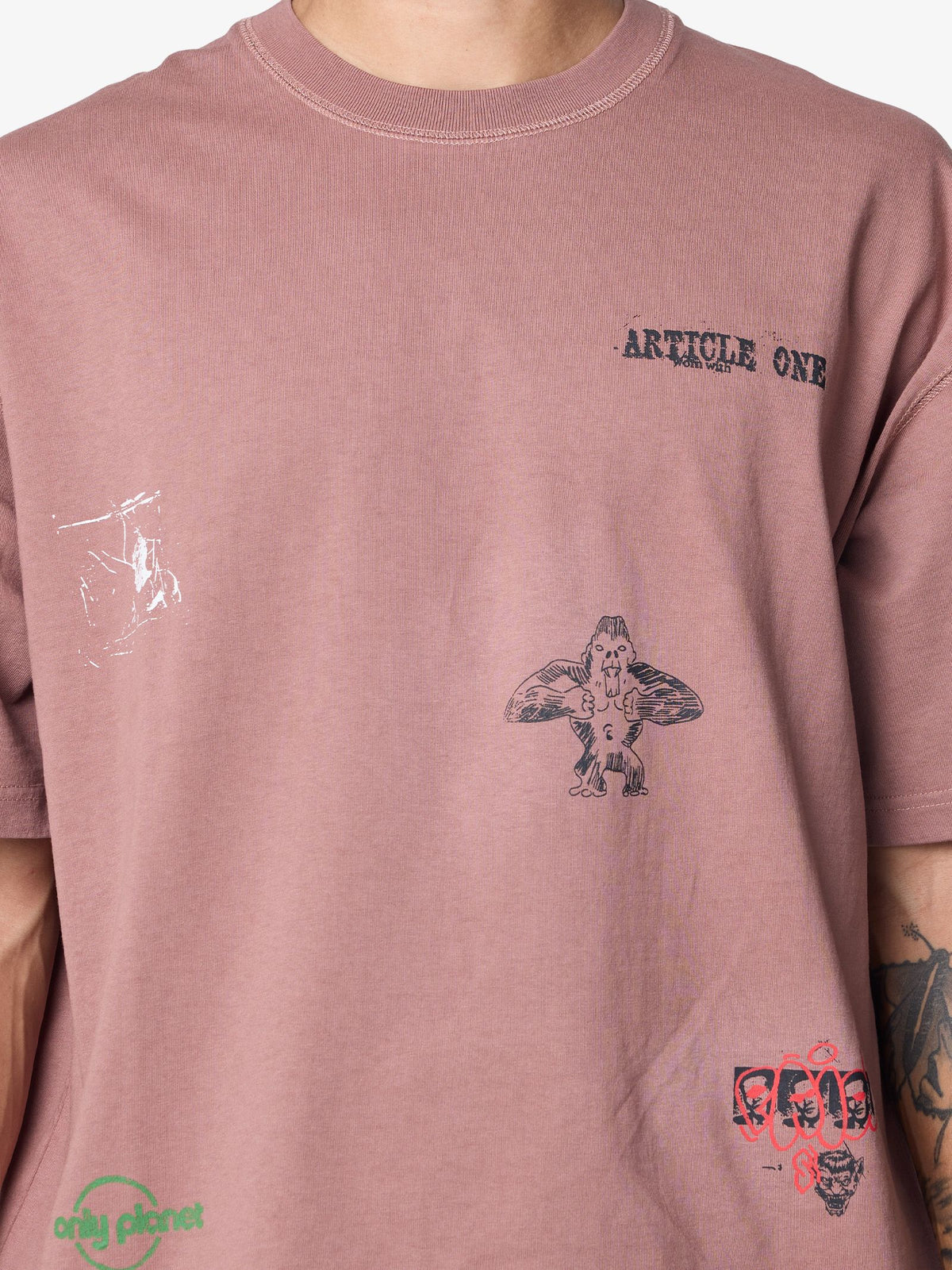 Article One Wall Tee | MUSHROOM