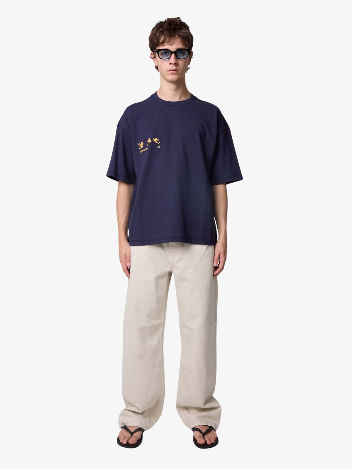Article One Shadow Tee | NAVY