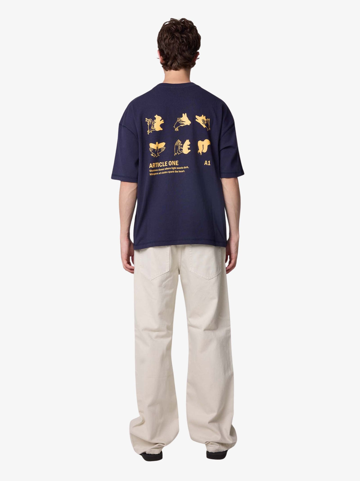 Article One Shadow Tee | NAVY