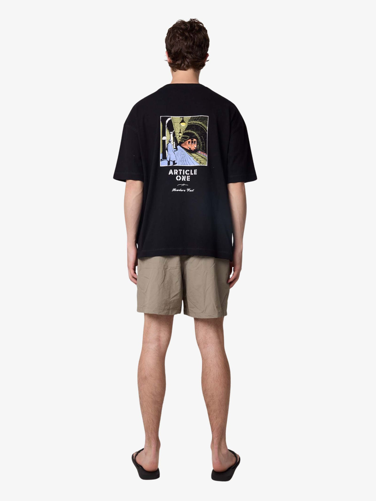 Article One Nowhere Fast Tee | BLACK