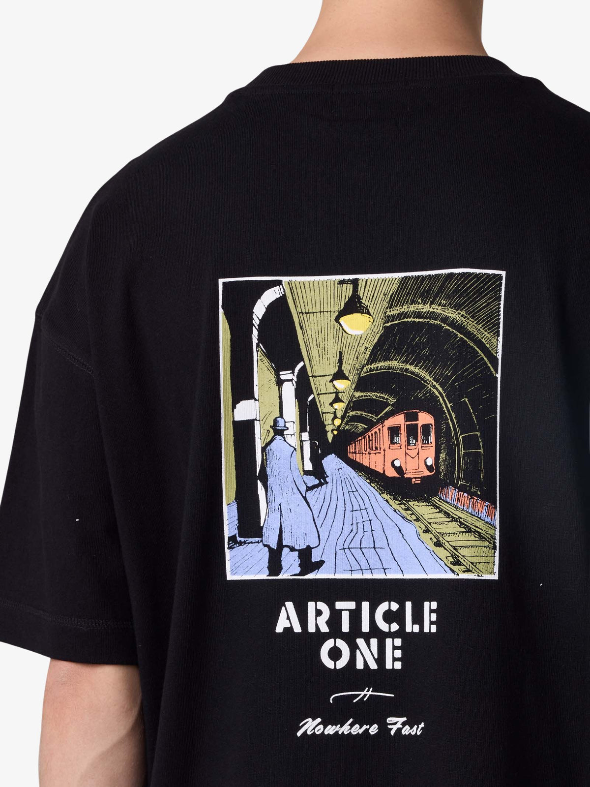 Article One Nowhere Fast Tee | BLACK