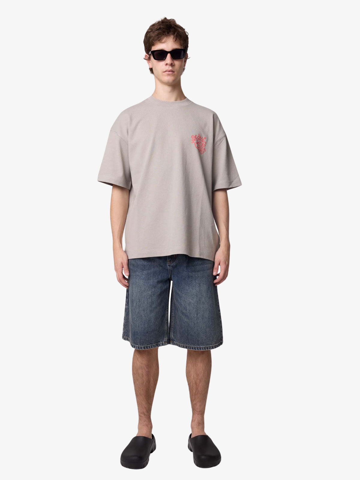 Article One Fragile Flower Tee | Grey