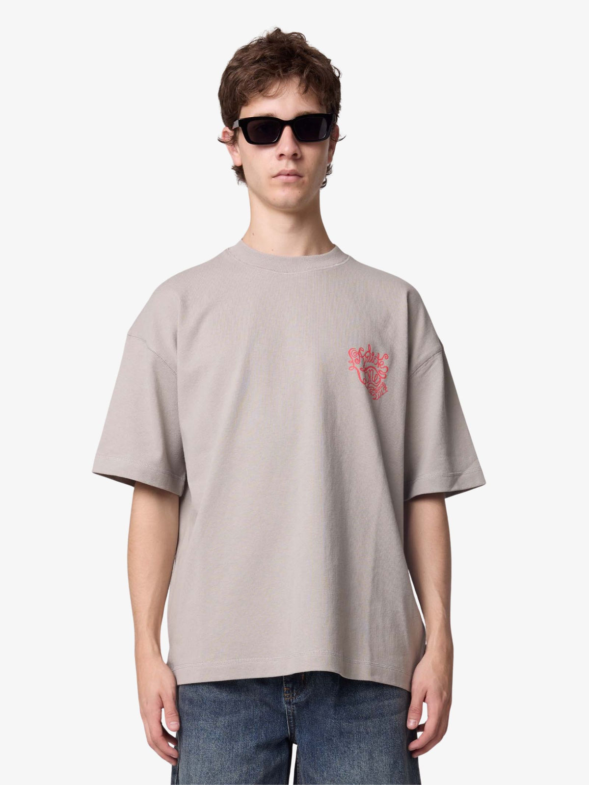 Article One Fragile Flower Tee | Grey