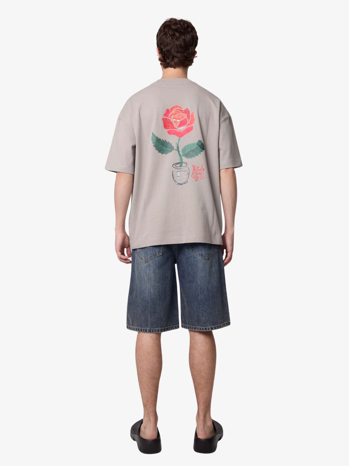 Article One Fragile Flower Tee | Grey
