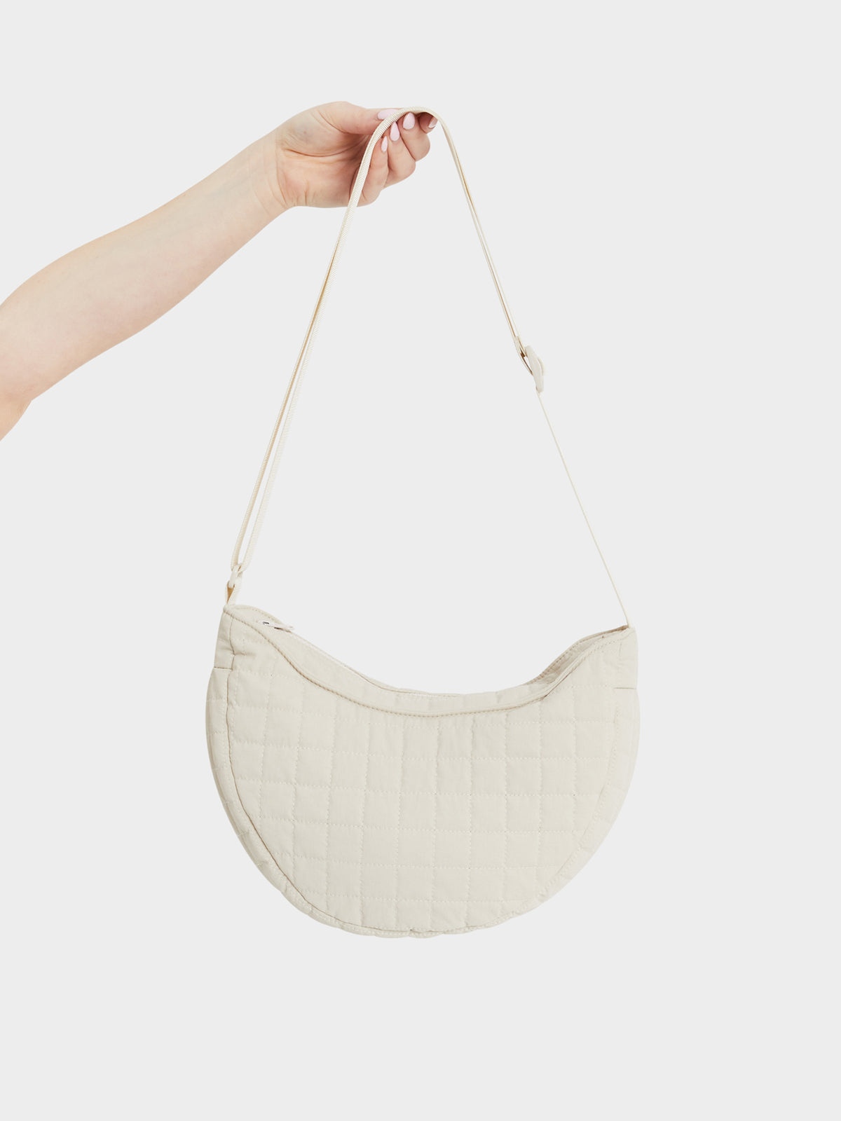 Beyond Her Mini Quilted Shoulder Bag | Beige