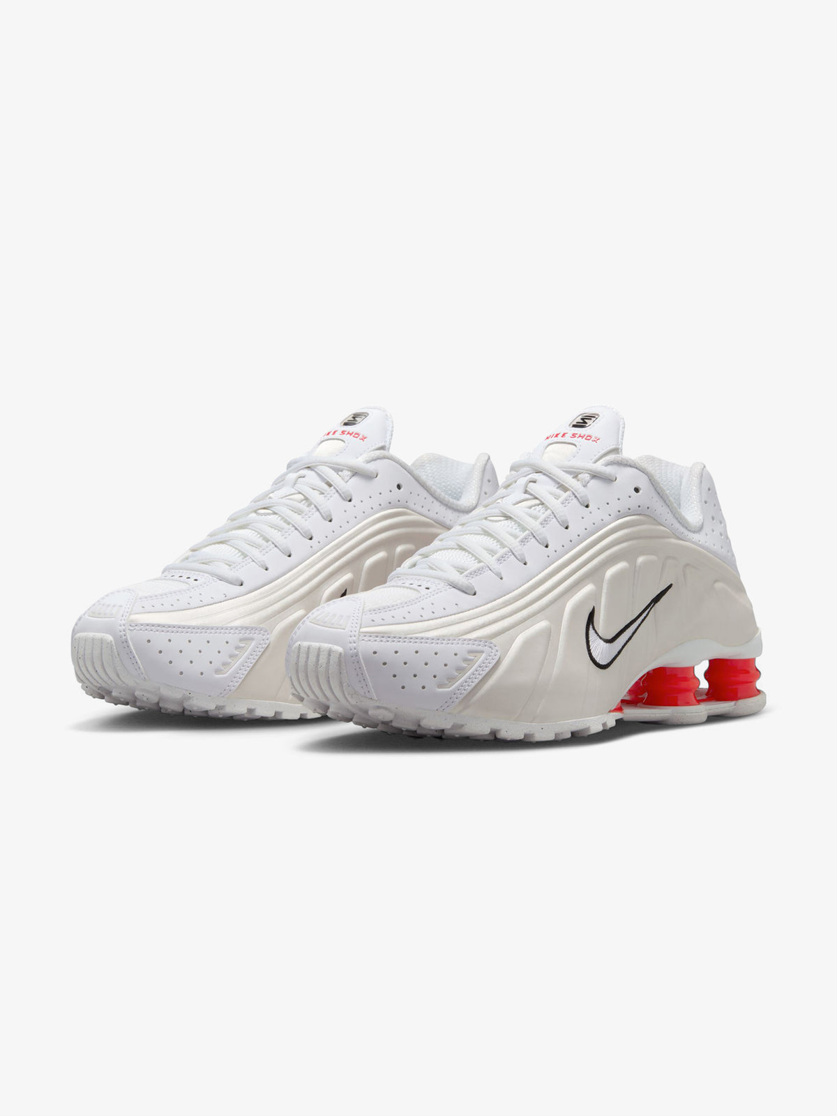 Nike Women's Nike Shox R4 | WHITE/WHITE-PHANTOM-PICANTE RE