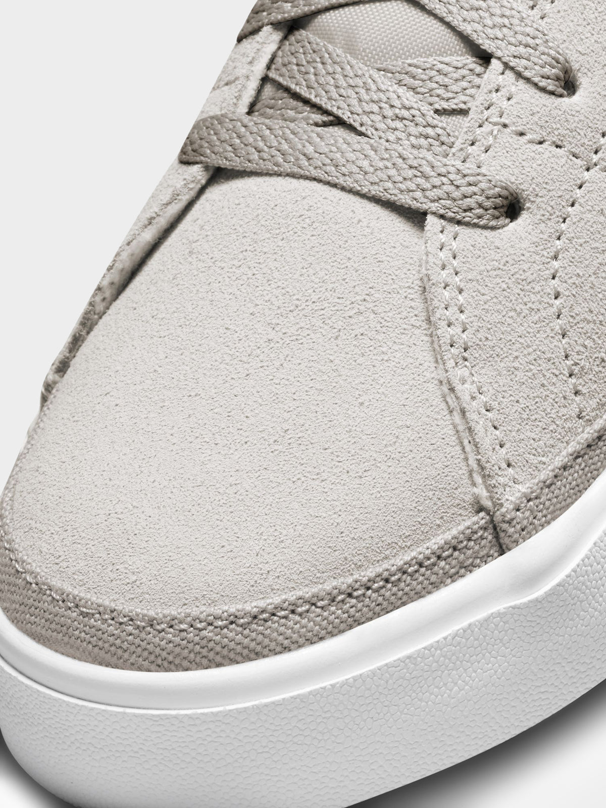 Nike Mens Court Legacy Suede Sneaker | Cobblestone/White-Black-Brown