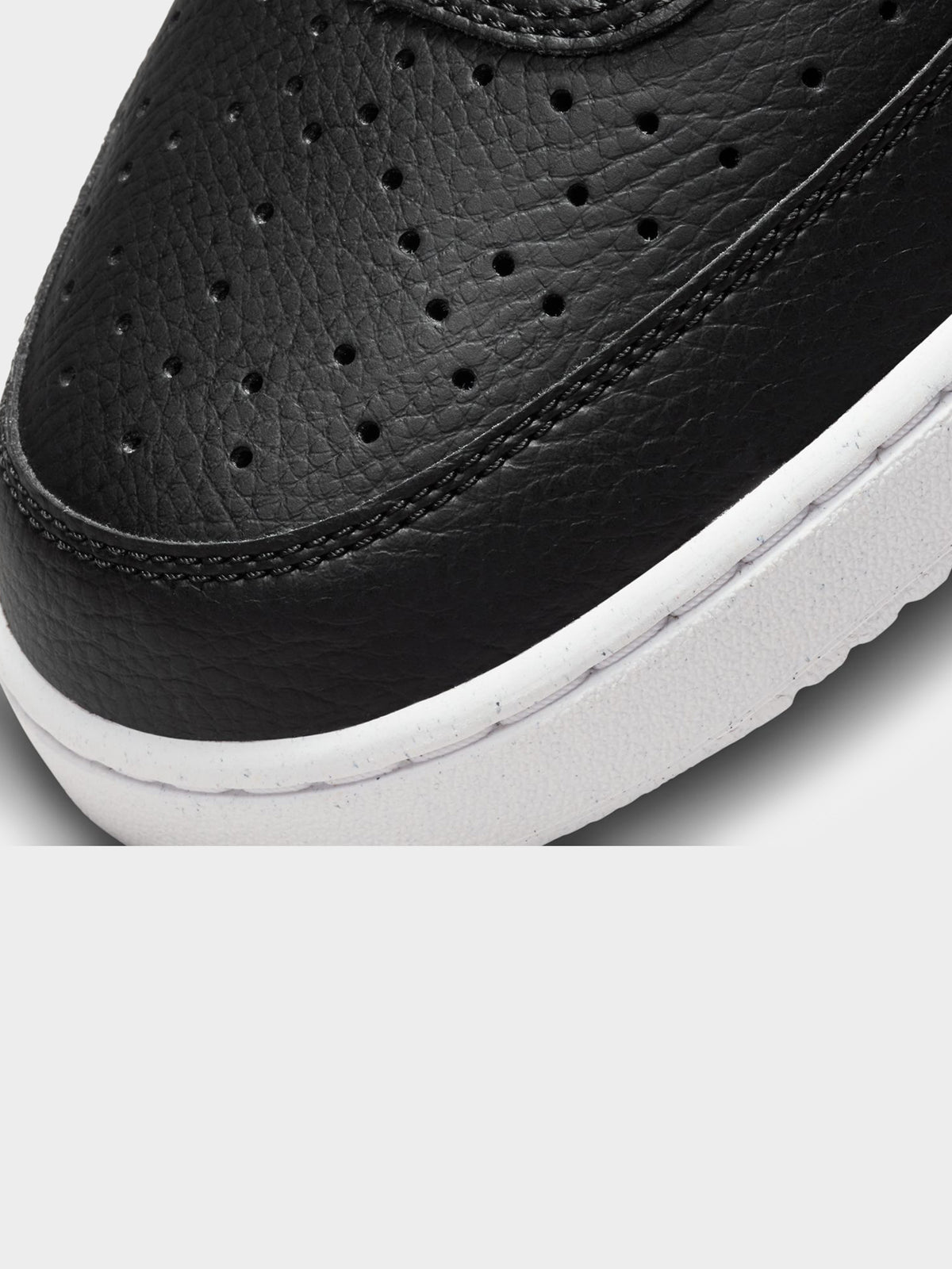 Mens Court Vision Low Sneakers in Black &amp; White