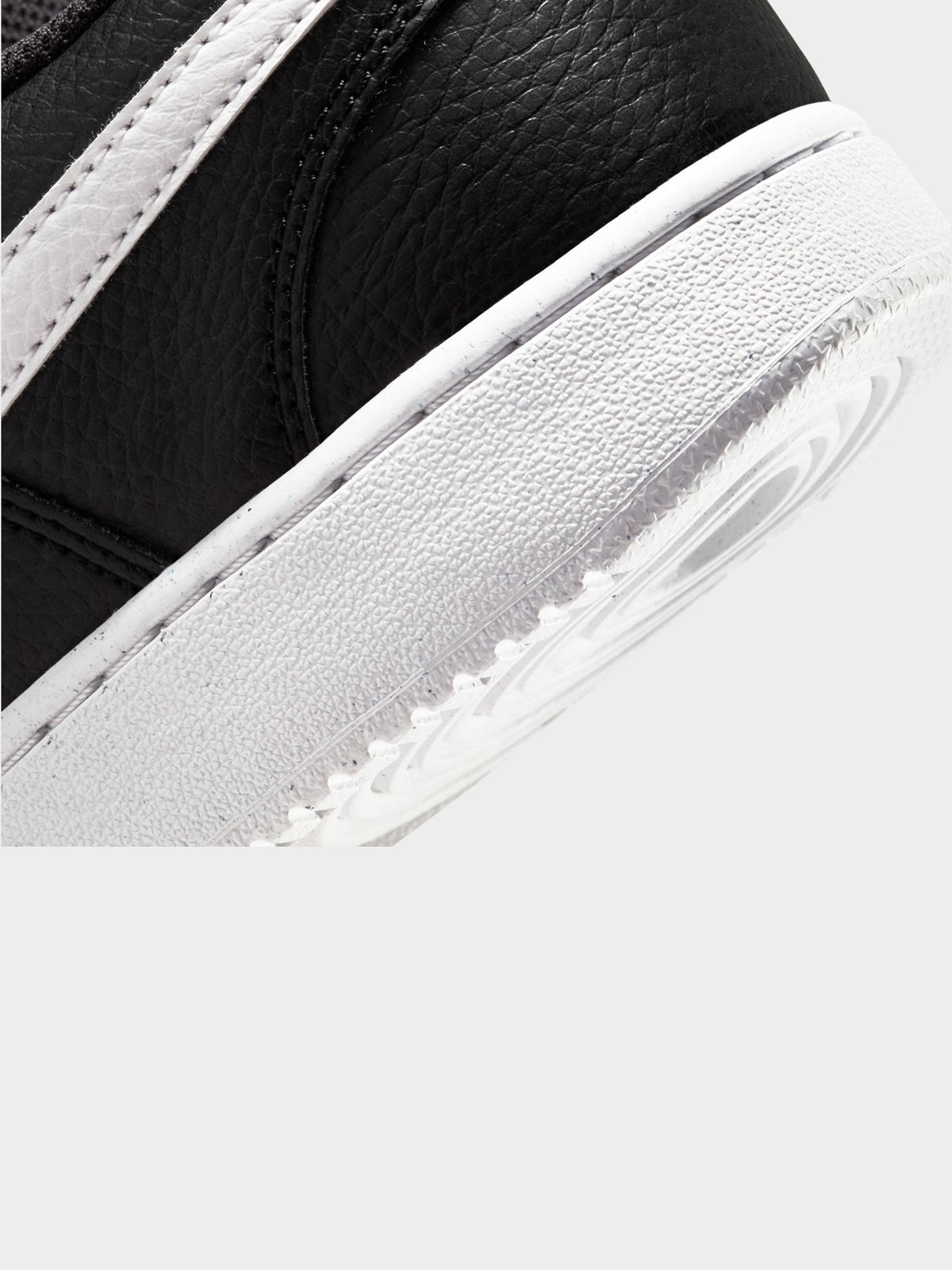 Mens Court Vision Low Sneakers in Black &amp; White