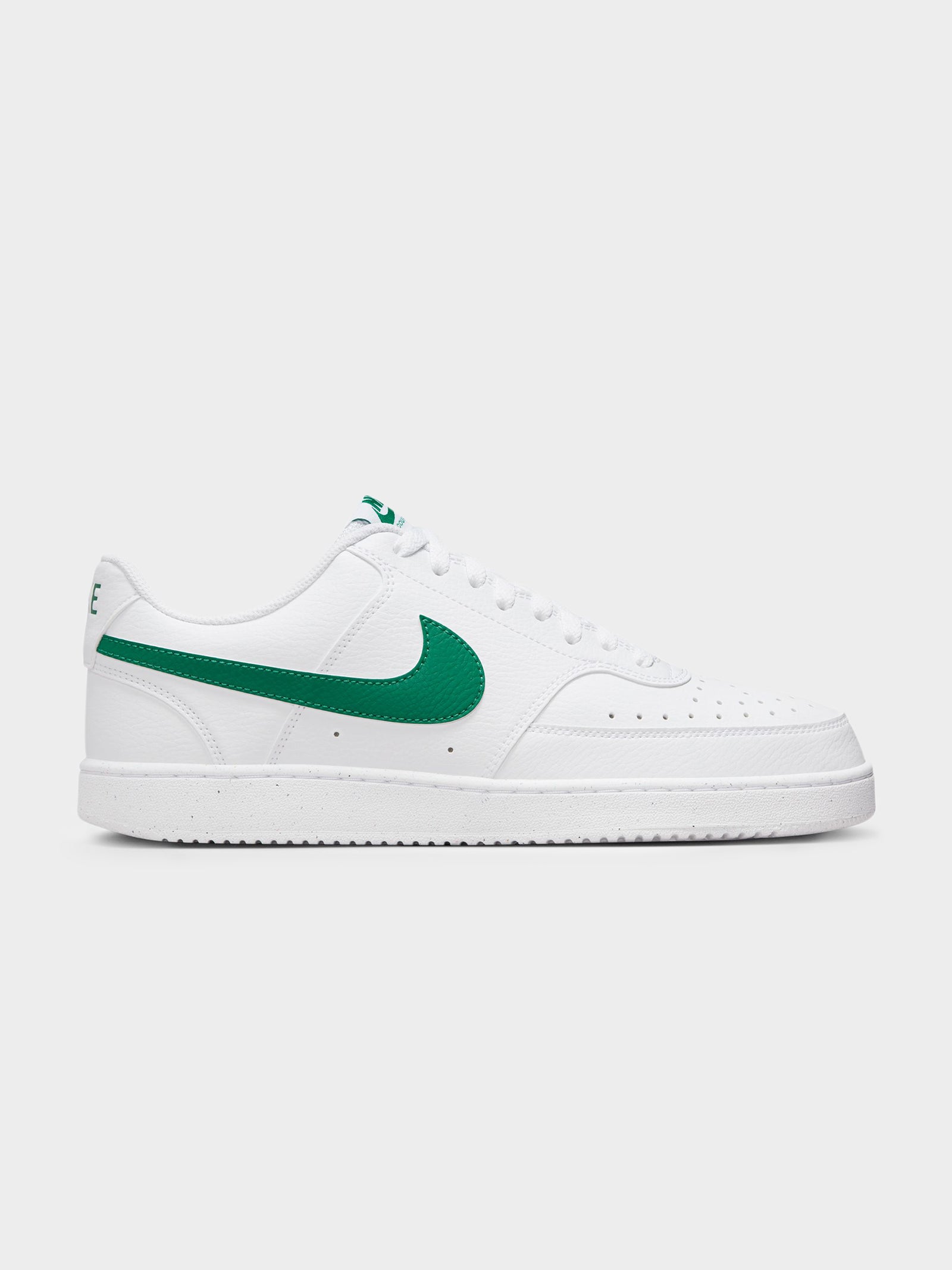Mens Court Vision Low Sneakers in White & Malachite