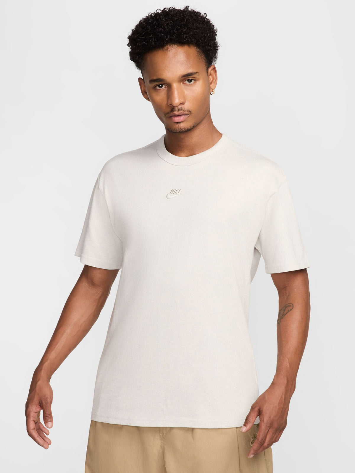 Nike Premium Essentials T-Shirt | Light Bone/Heather