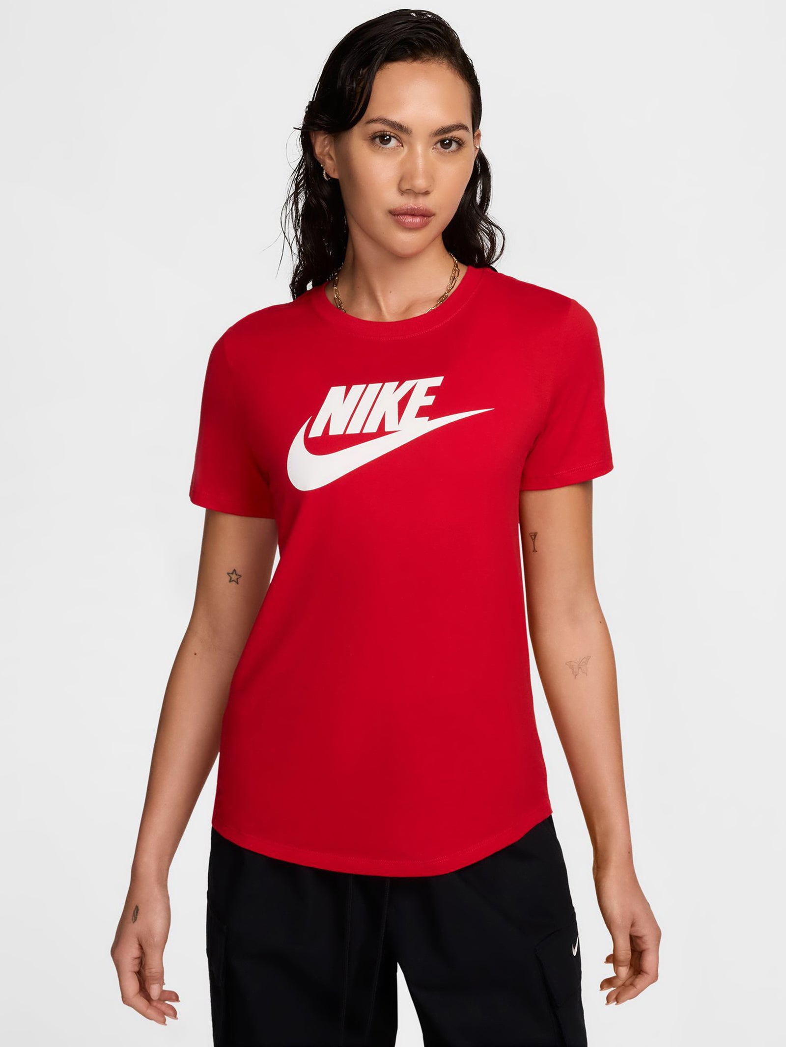 Nike Apparel Red Nike T Shirt Women's Nike Dri Fit Red Nike