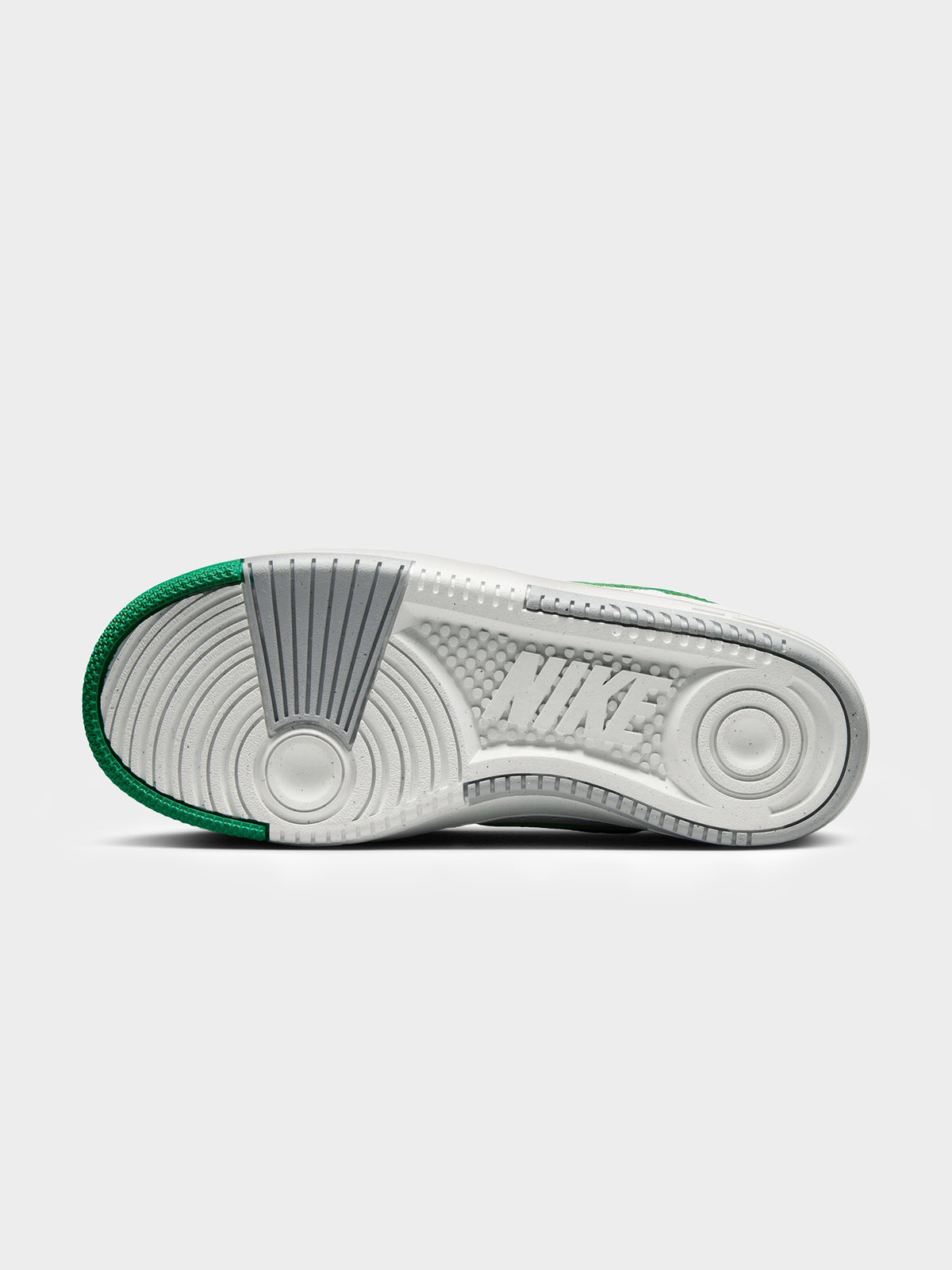 Nike Womens Gamma Force Sneakers | White/Malachite-Lt Smoke Grey