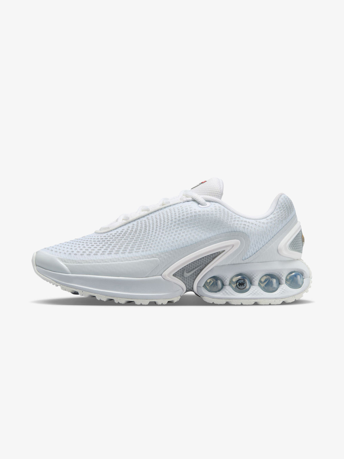 Nike Womens Nike Air Max Dn | White/Metallic Silver-Pure Pla