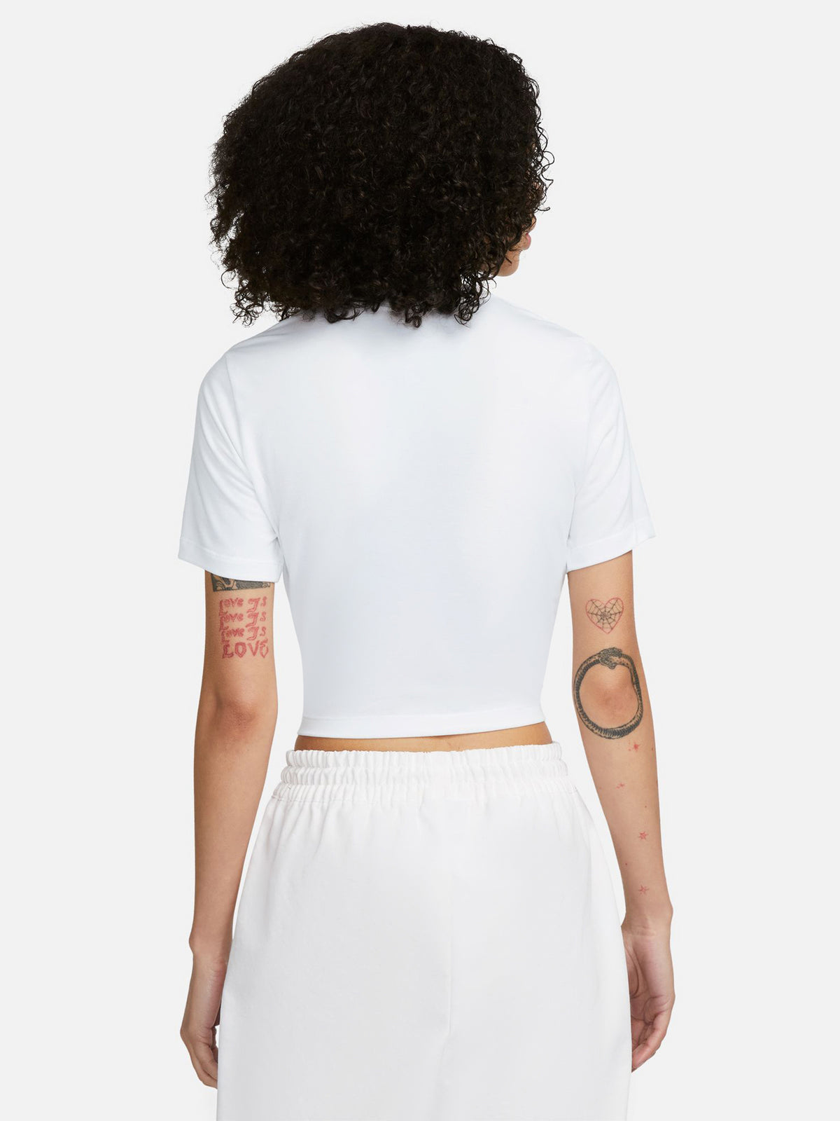 Cropped T-Shirt in White