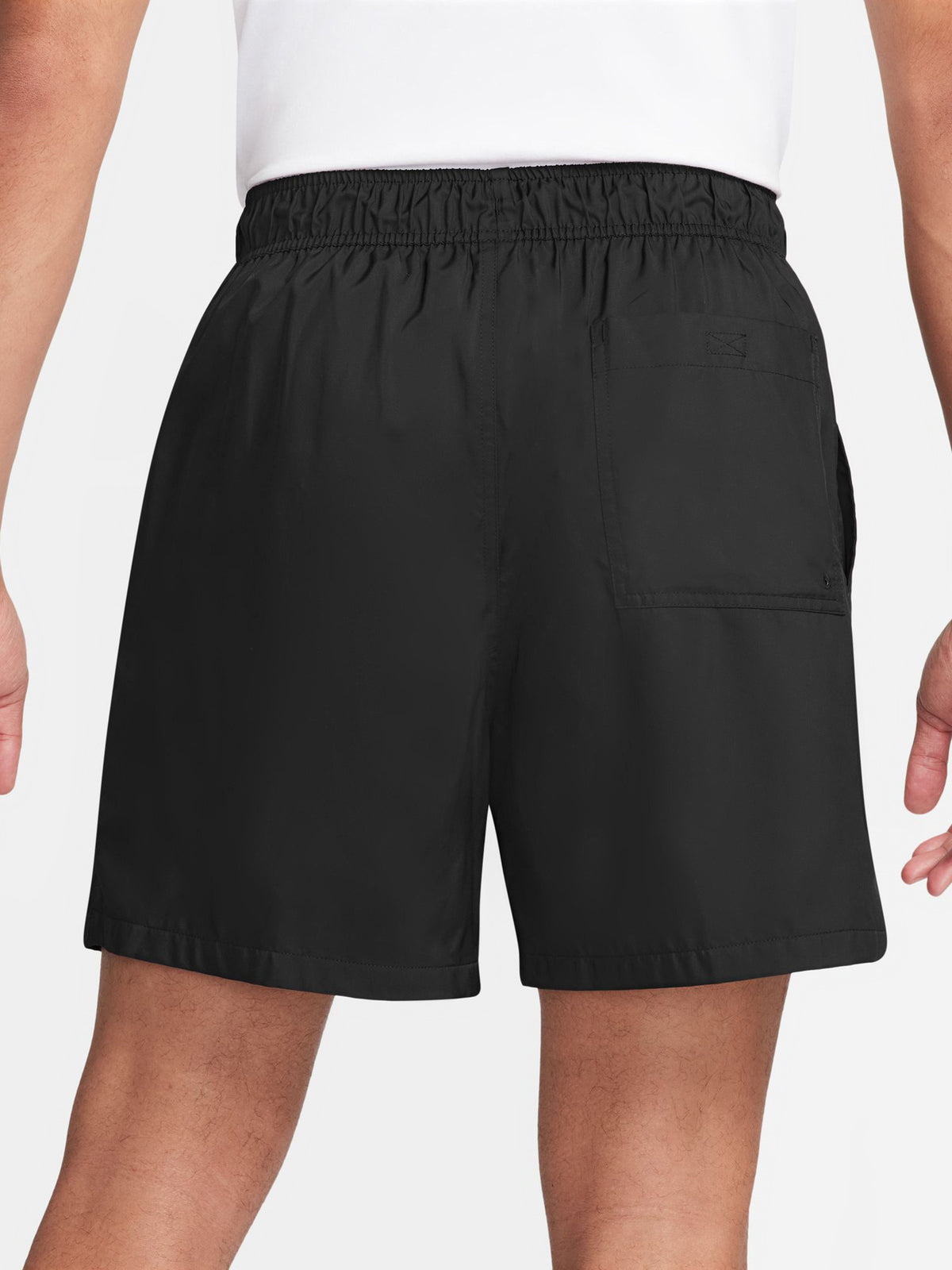 Club Woven Flow Shorts in Black &amp; White