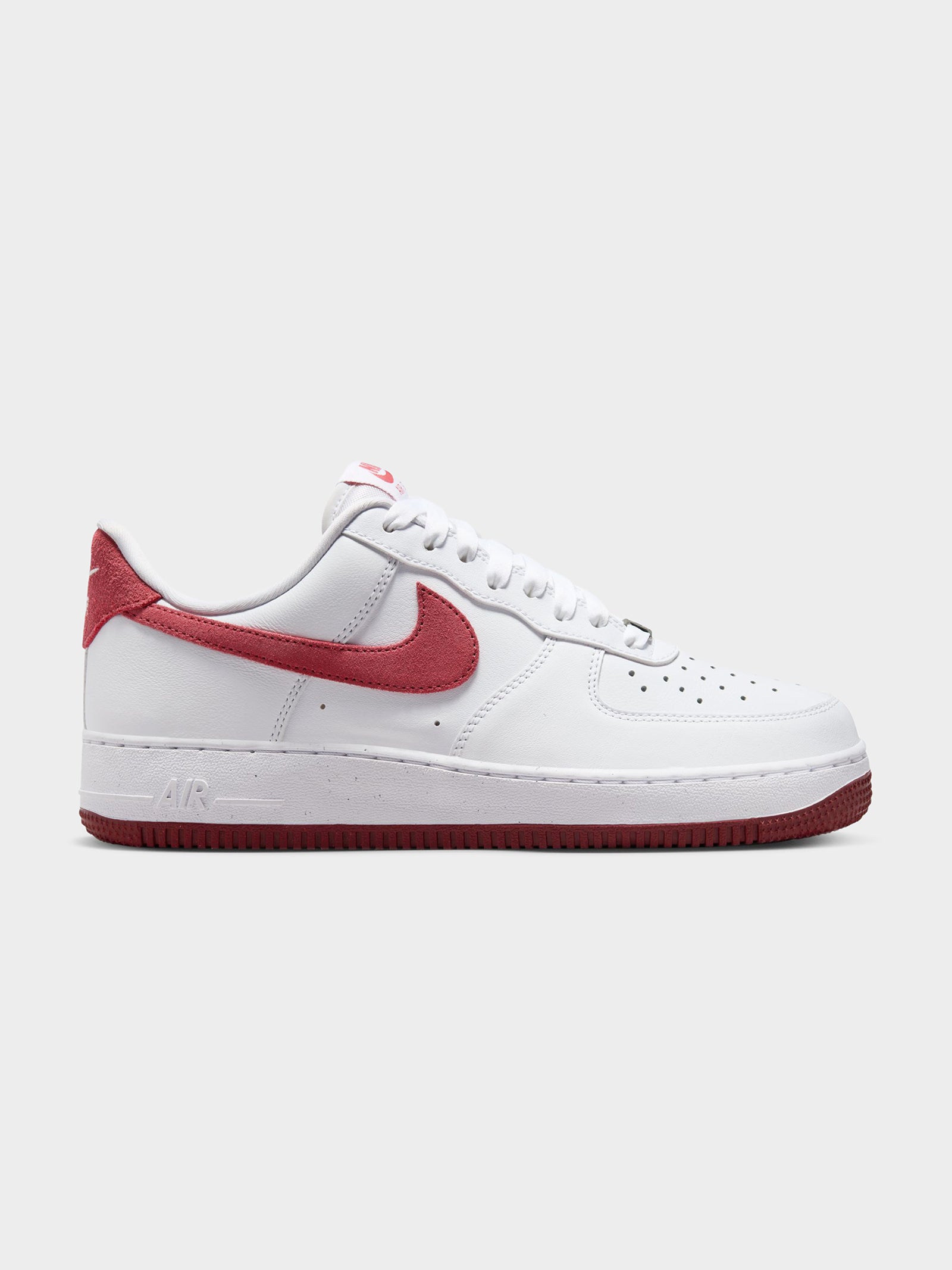 White Team Red White Air Forces With Red Swoosh Air Force Nike