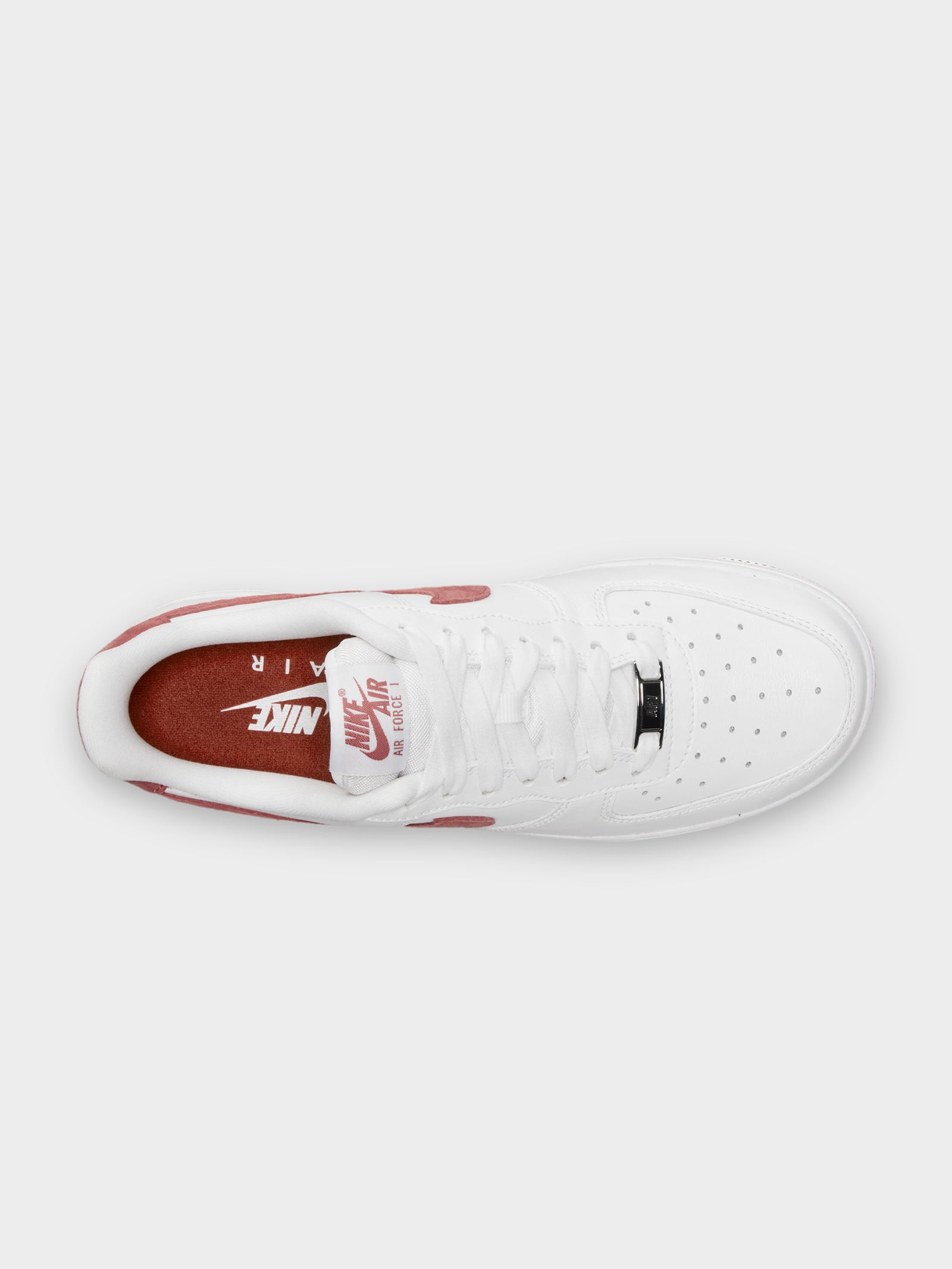 Womens Air Force 1 '07 Sneakers in White, Team Red & Dragon Red