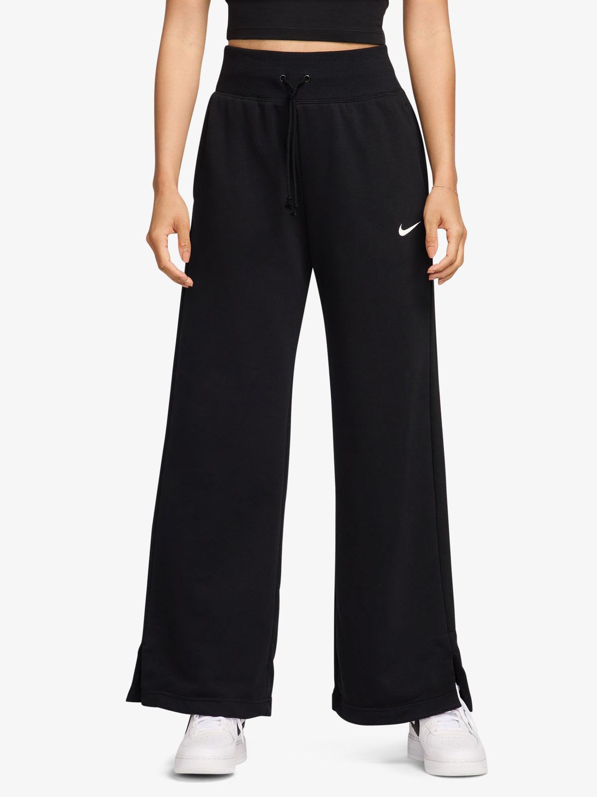 Nike NSW Phoenix Fleece High-Waisted Sweatpants | Black/Sail