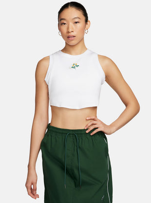 Cropped Ribbed Tank