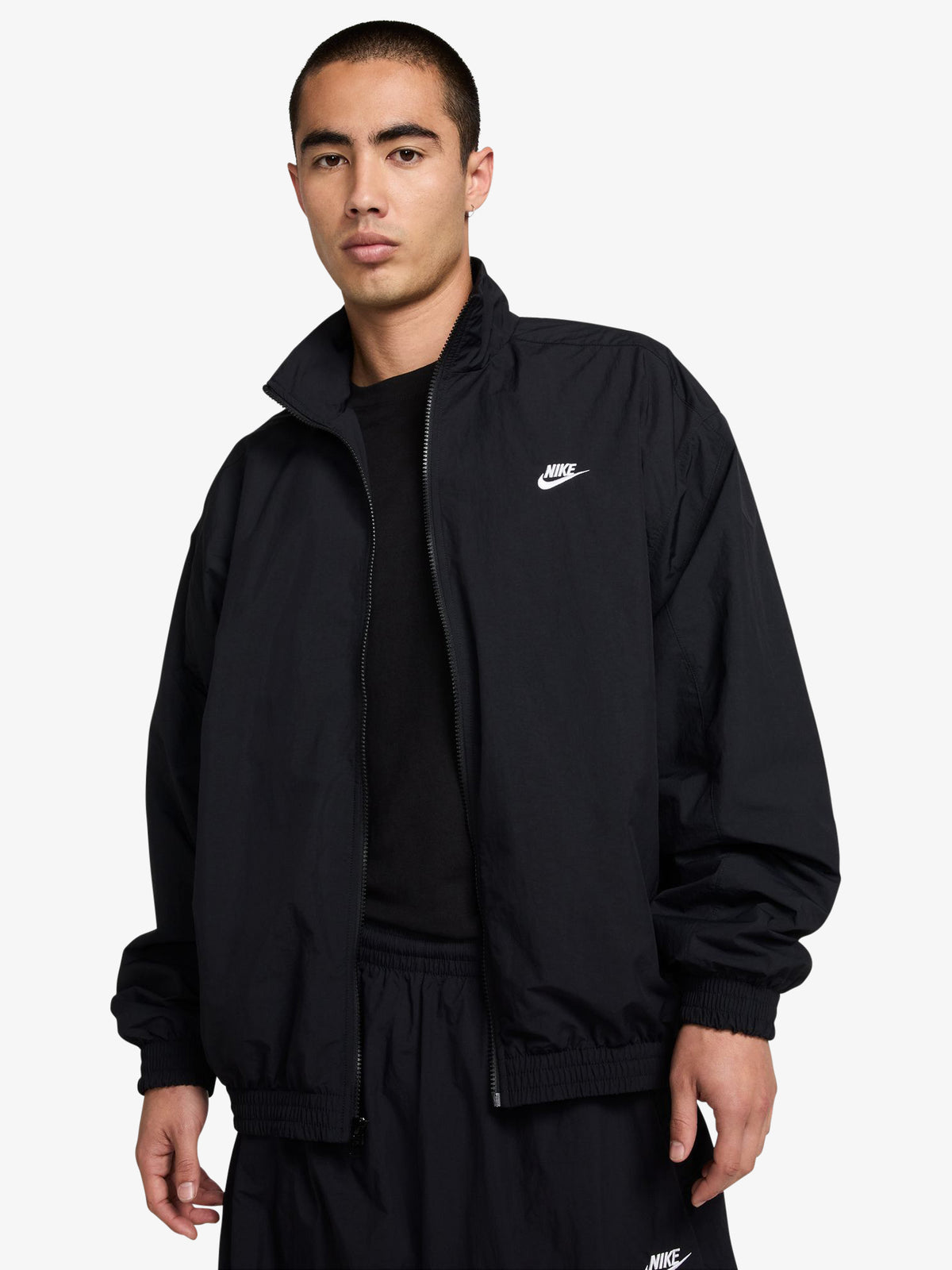 Nike Nike Club Men's Oversized Woven Track Jacket | Black/White