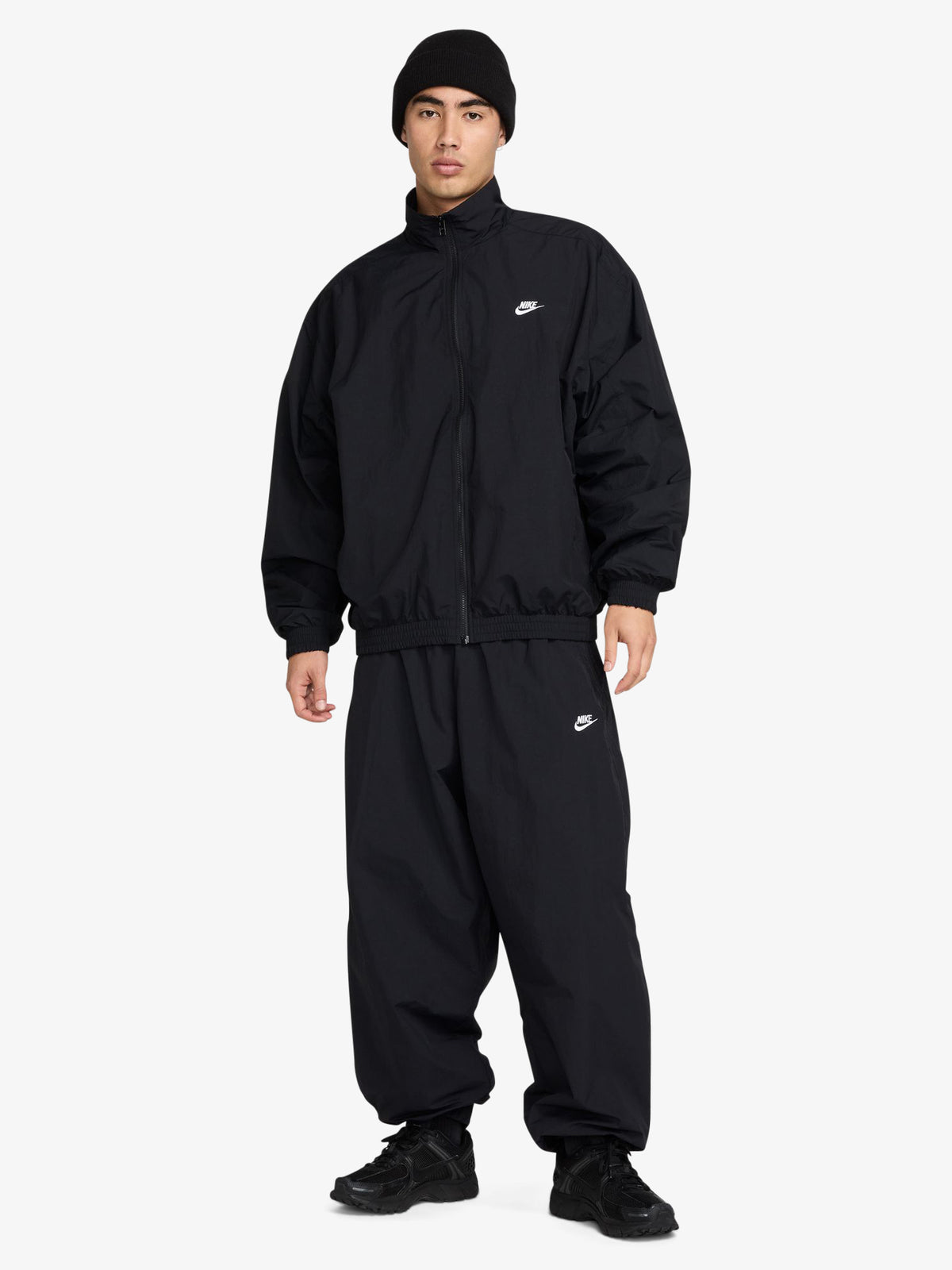 Nike Nike Club Men's Oversized Woven Track Jacket | Black/White