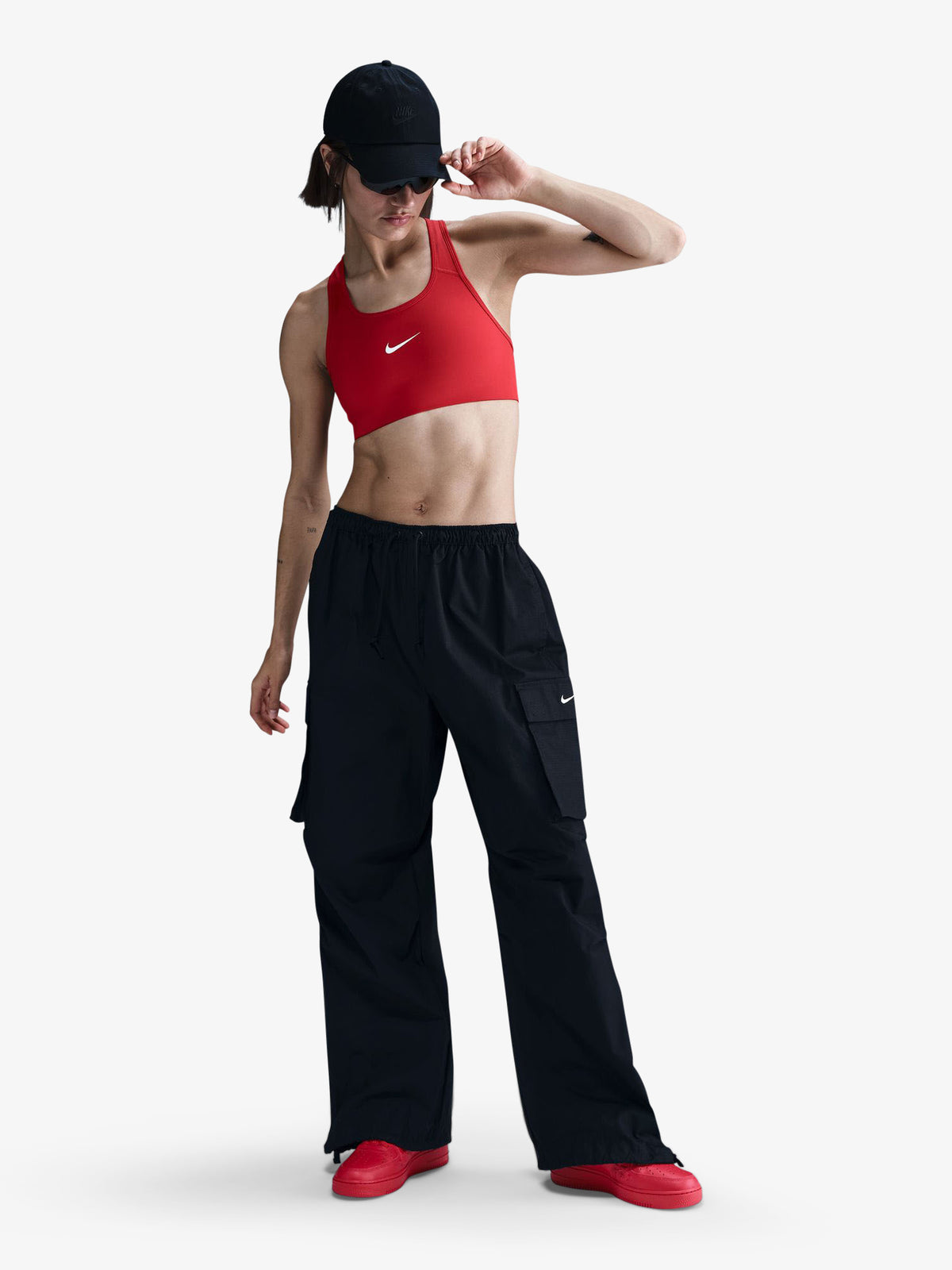 Nike Women's Cargo Pants | Black/White