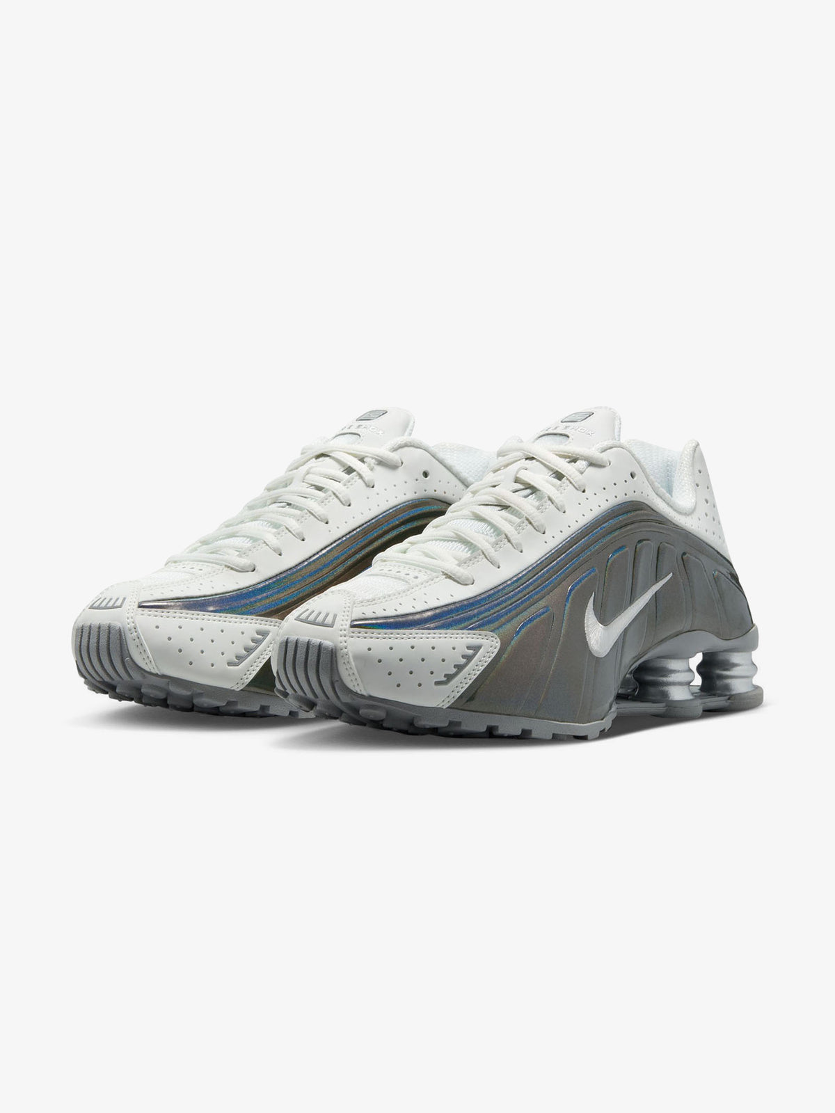 Nike Women's  Nike Shox R4 | SUMMIT WHITE/SUMMIT WHITE-HYDR