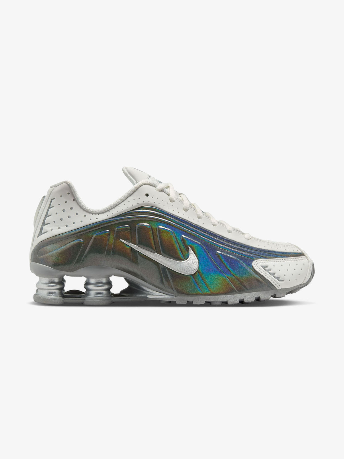 Nike Women's  Nike Shox R4 | SUMMIT WHITE/SUMMIT WHITE-HYDR