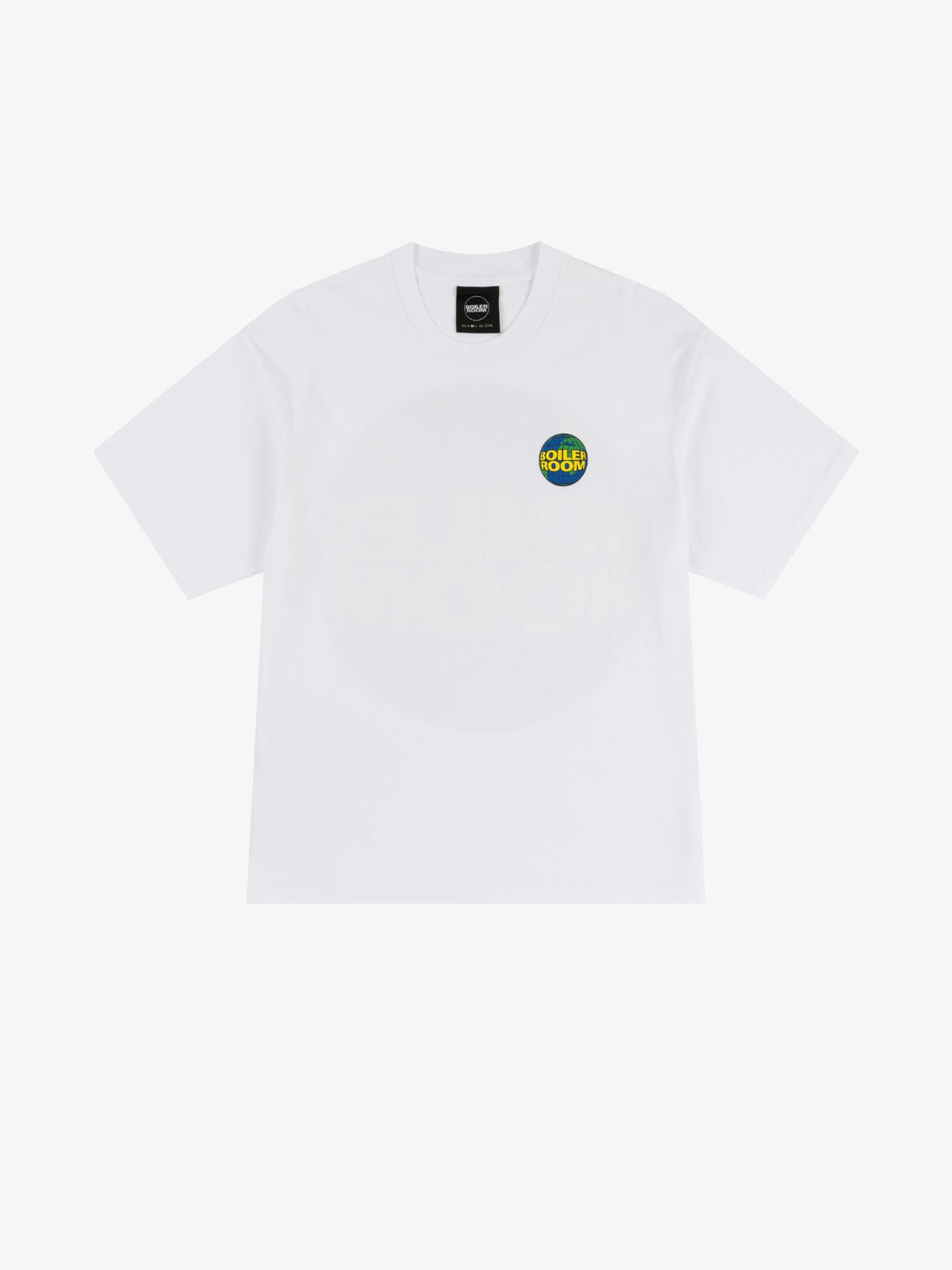 Boiler Room Globe Logo T-Shirt | White