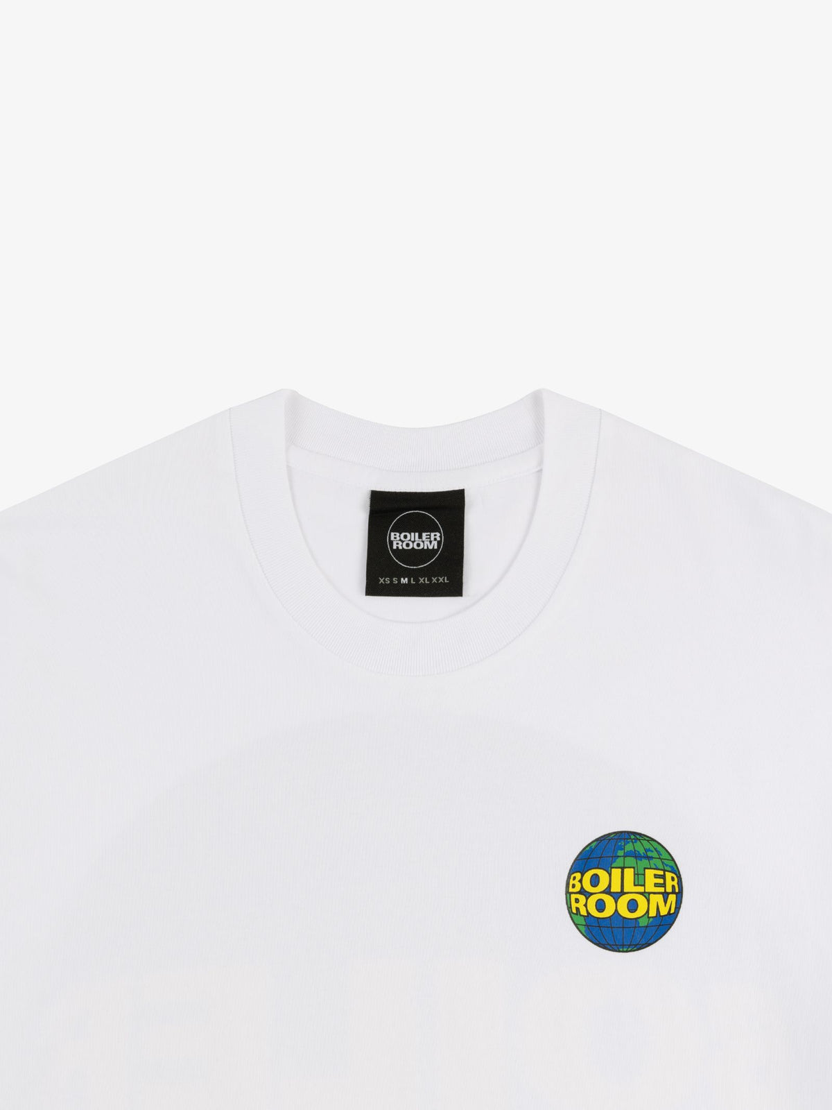 Boiler Room Globe Logo T-Shirt | White