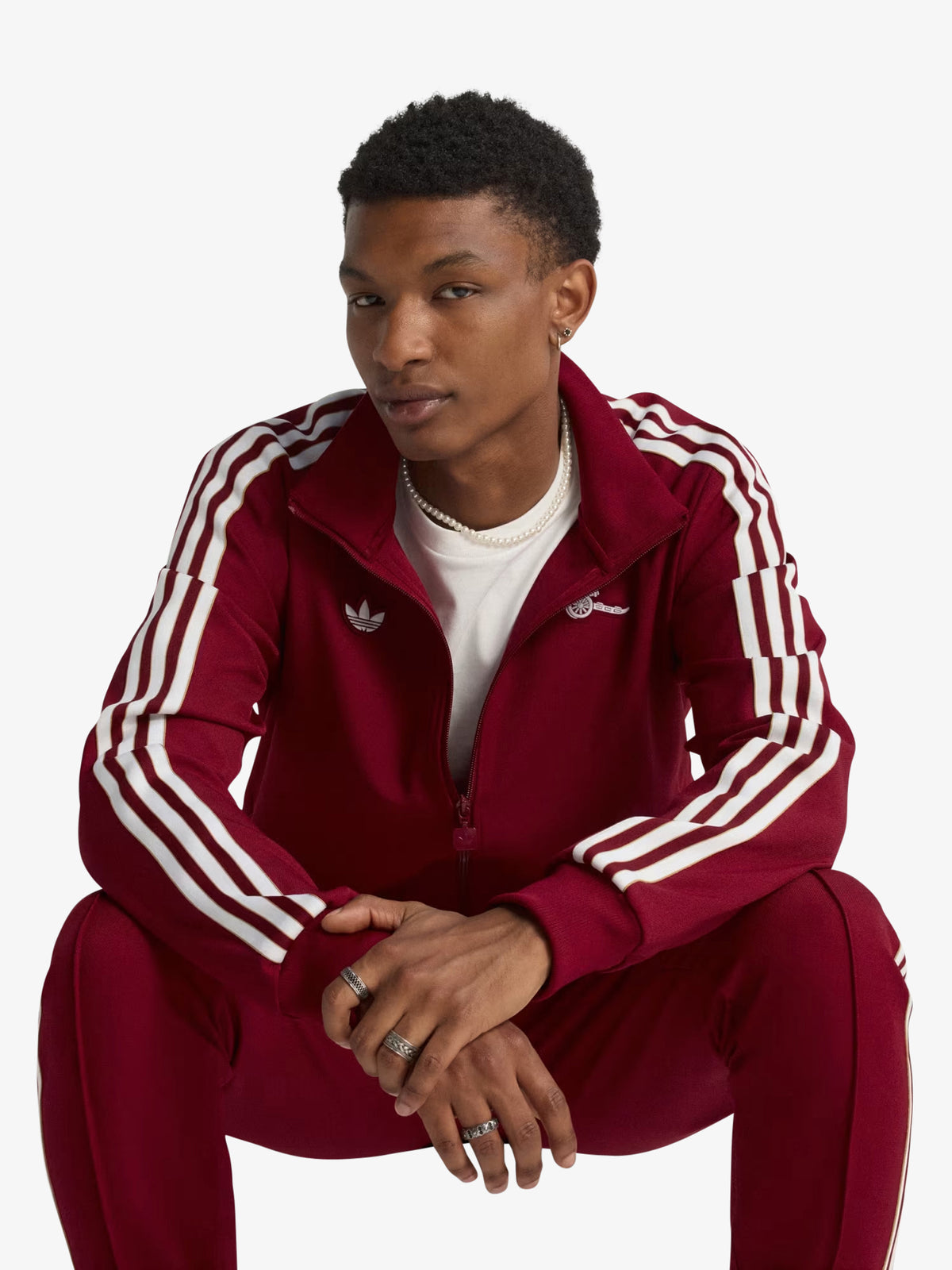 Adidas Arsenal Terrace Icons Track Top | Team Coll Burgundy
