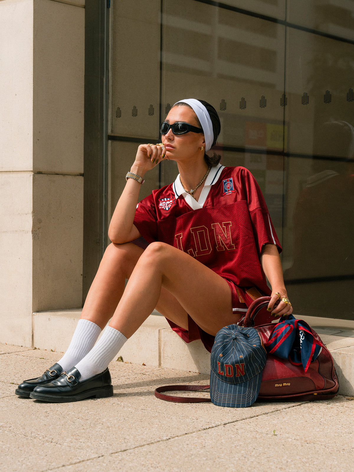 Ksubi LDN Boyfriend Short Sleeve Jersey | Garnet