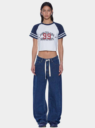 Raglan Boxy Short Sleeve Tee