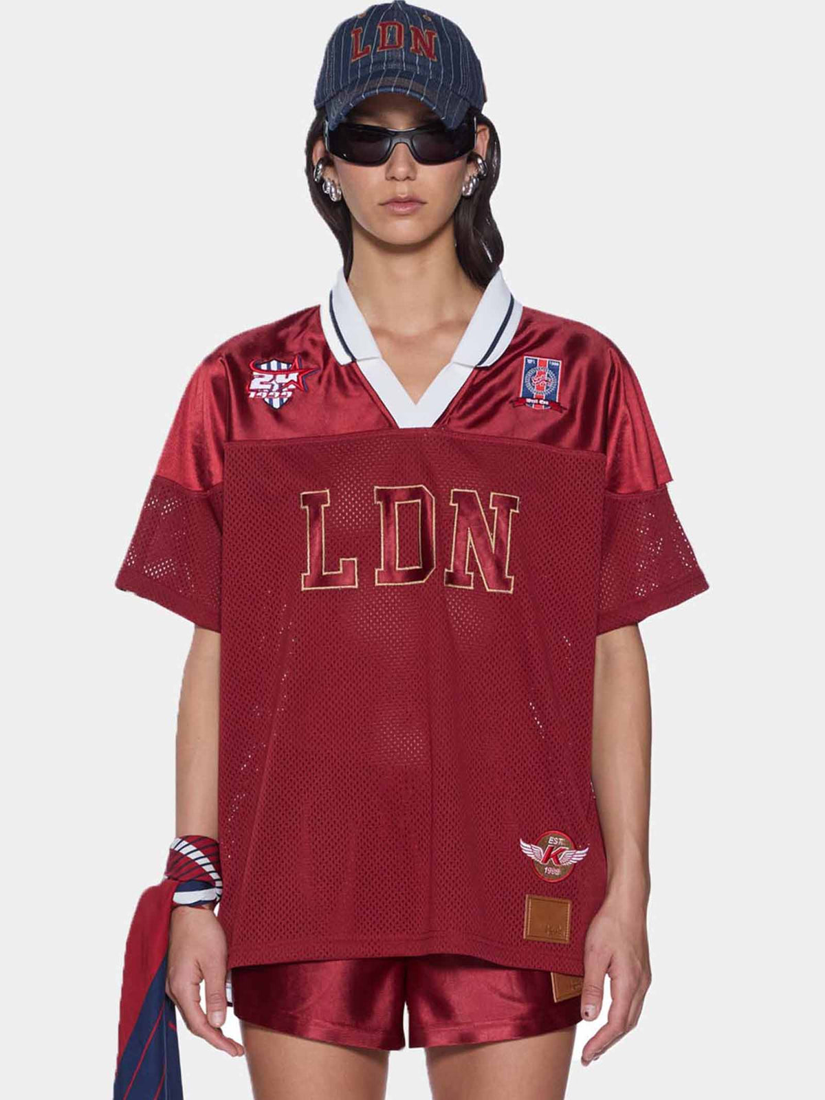 Ksubi LDN Boyfriend Short Sleeve Jersey | Garnet