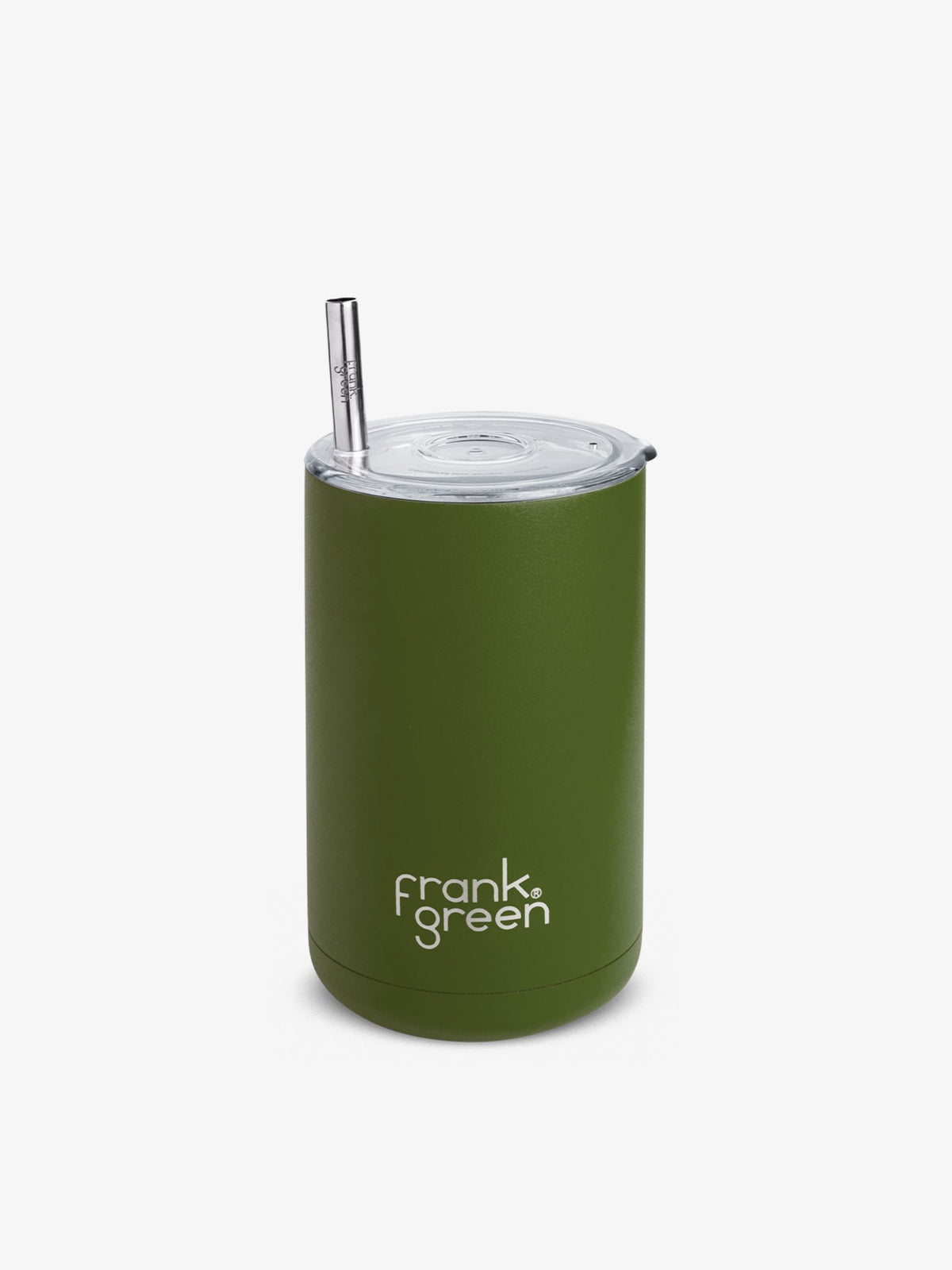 Frank Green Iced Coffee Cup With Straw | Khaki