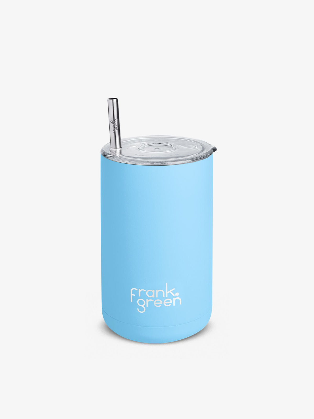 Frank Green Iced Coffee Cup With Straw | Sky Blue