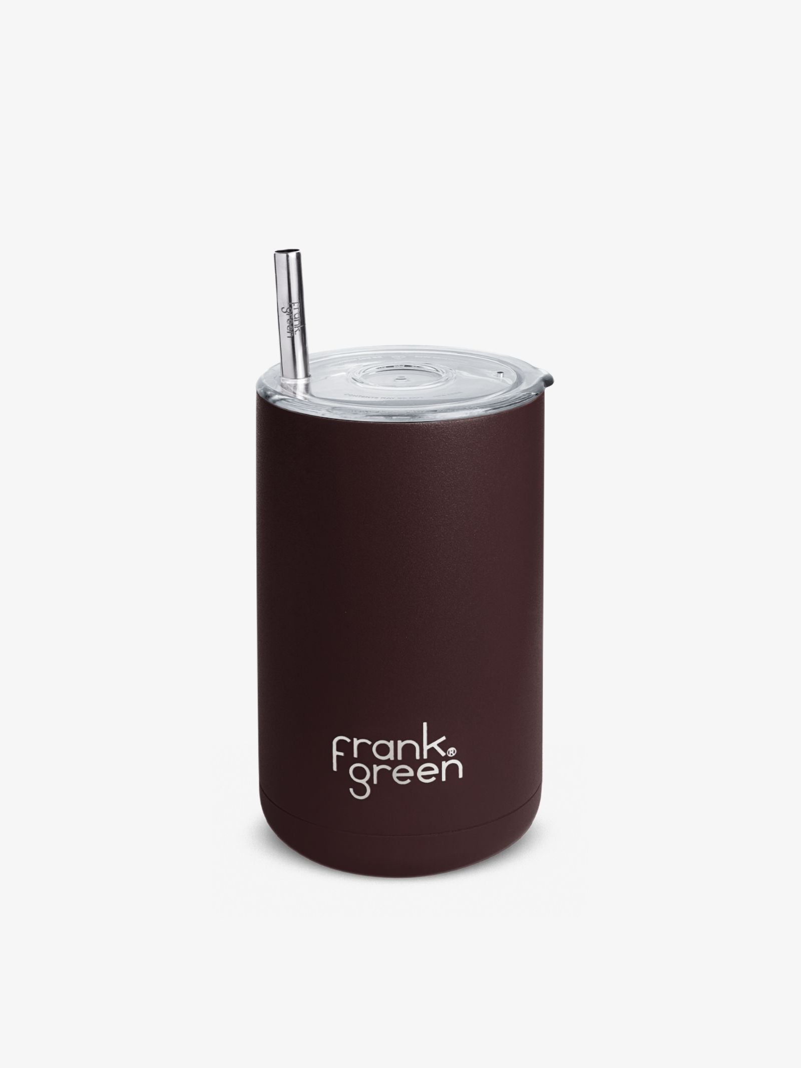 Iced Coffee Cup With Straw